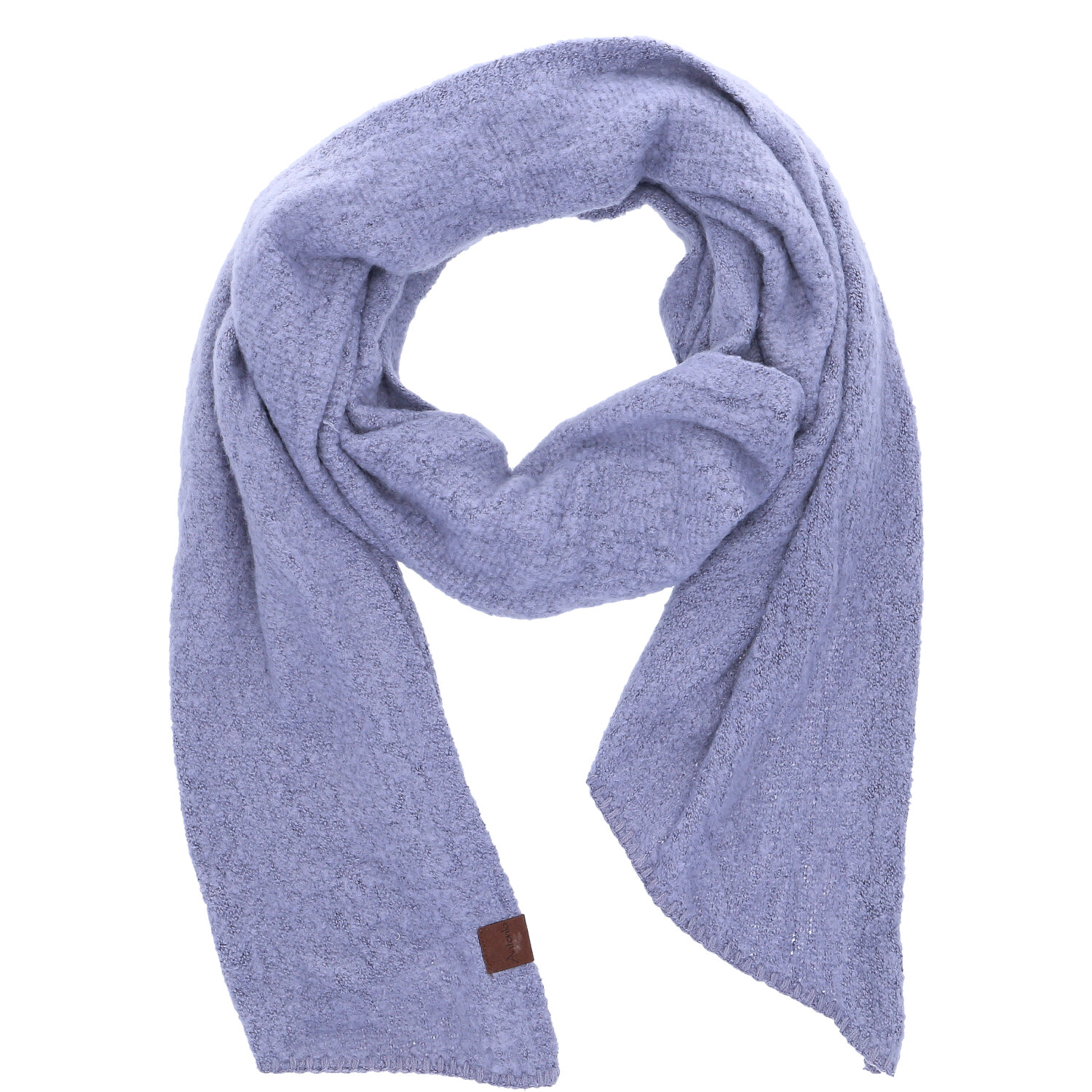 Antonio Damen Strick Schal Bouclé  lavender Abbildung 1