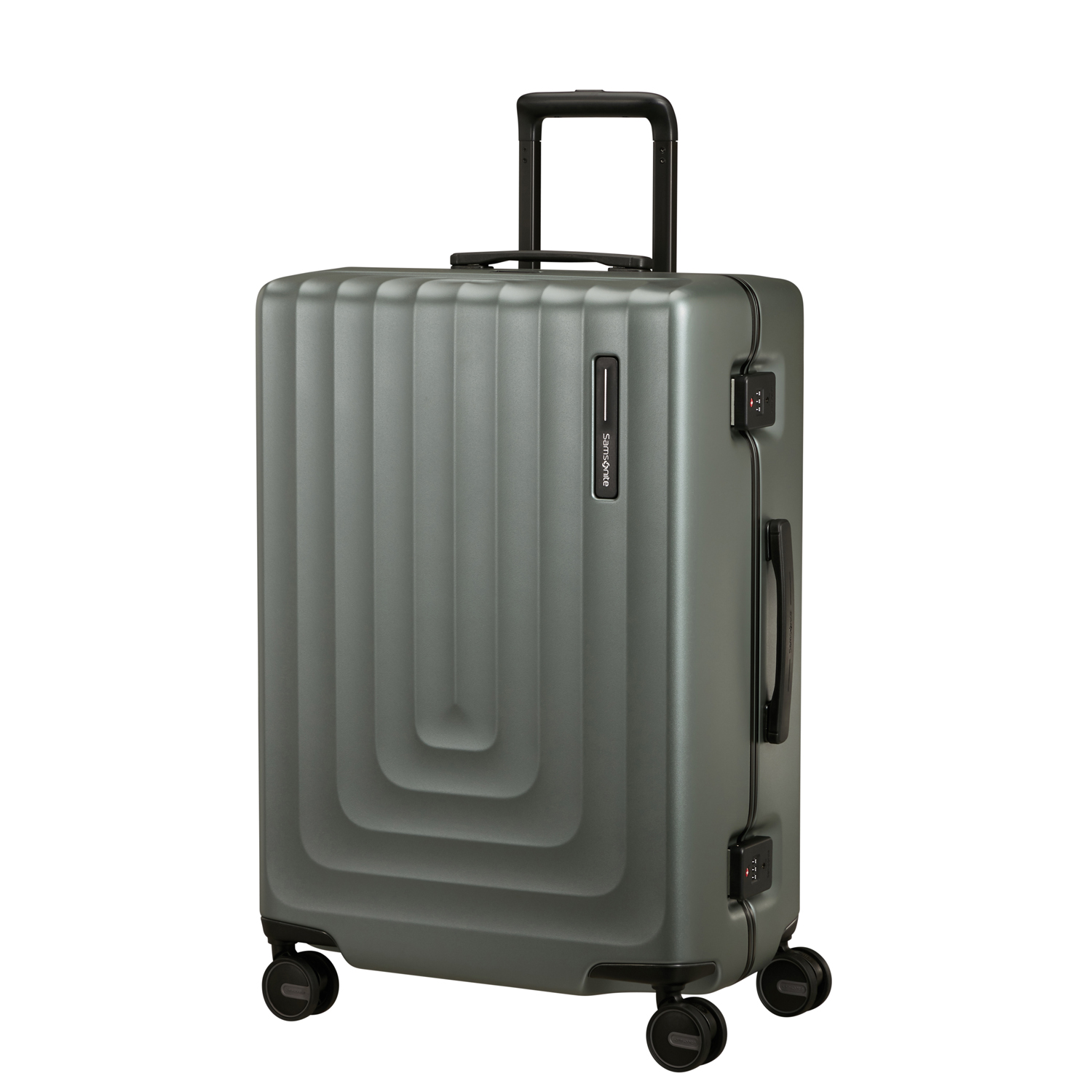 Samsonite Spinner 4 Rollen Koffer 69/25 cm Focus Matt Sage Khaki Abbildung 1