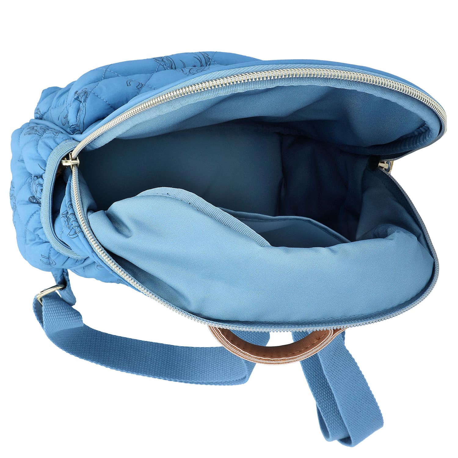 Depesche Kinder Rucksack Miss Melody Blue Quilt 