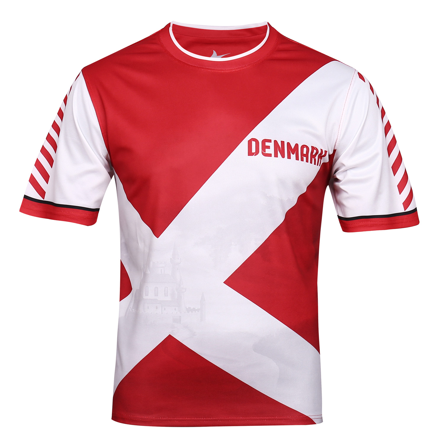 Antonio Dänemark Herren Trikot Gr. M  rot