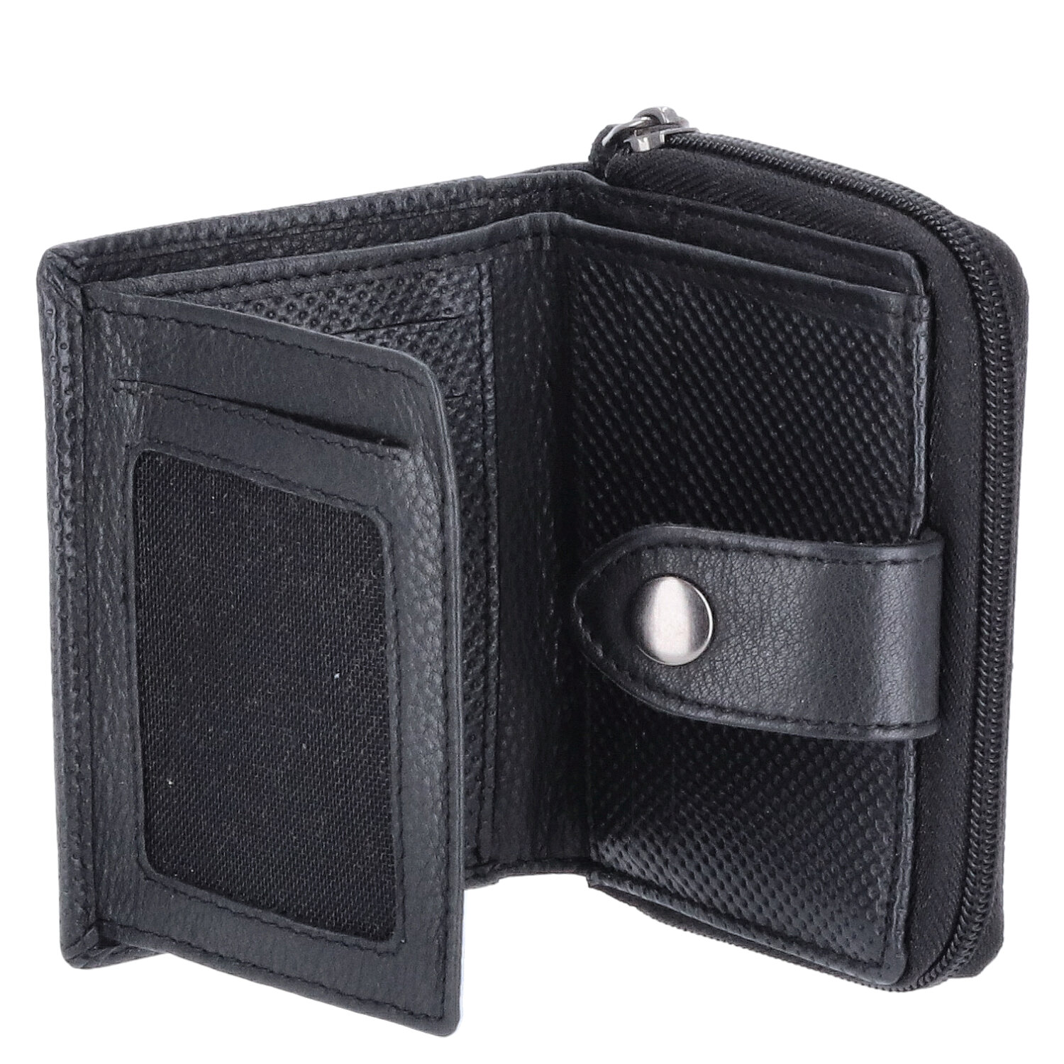 The Skandinavian Brand Damen Leder Geldbörse klein  Black Abbildung 5