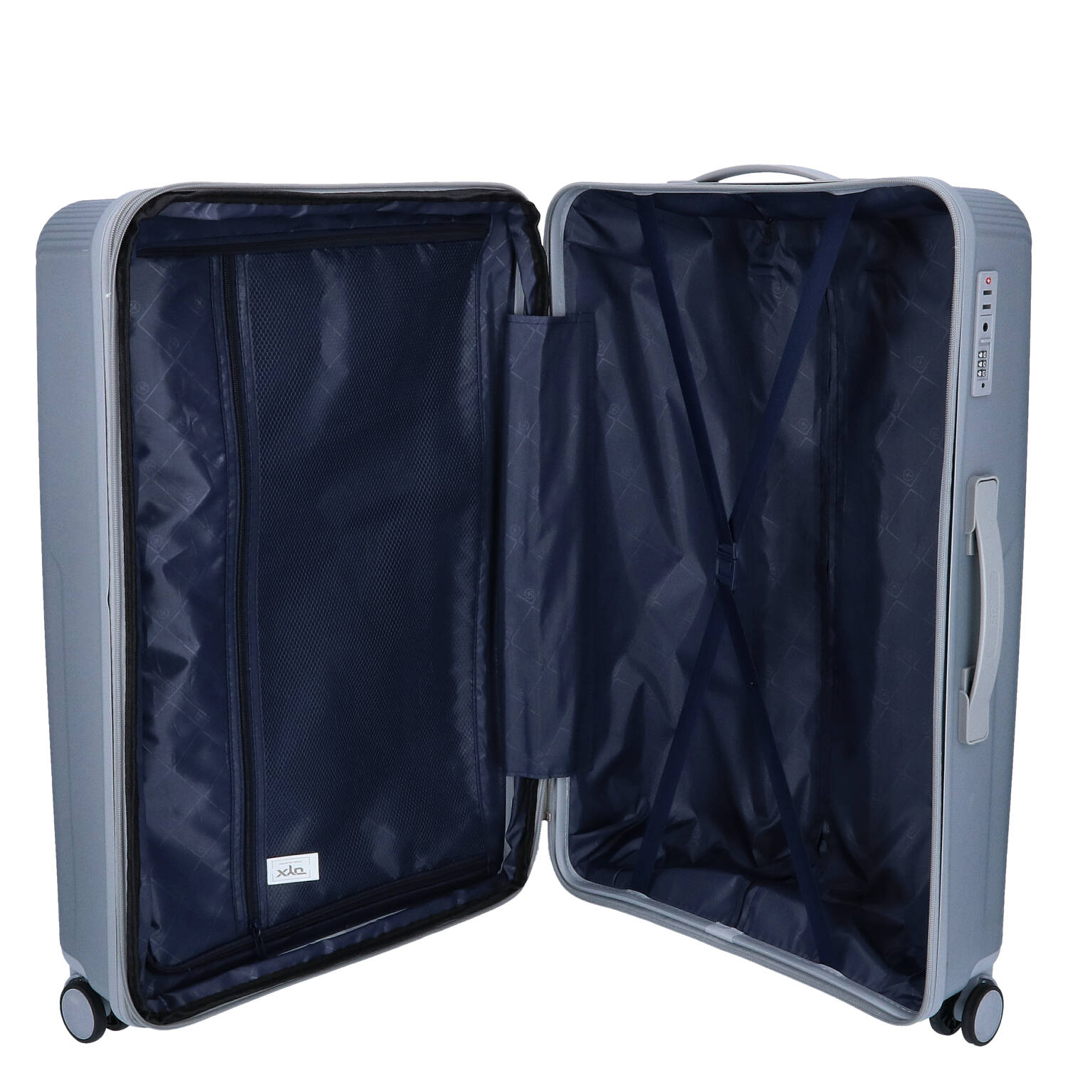 DYX 4 Rollen Trolley 3er Set S/M/L Palermo silber Abbildung 5