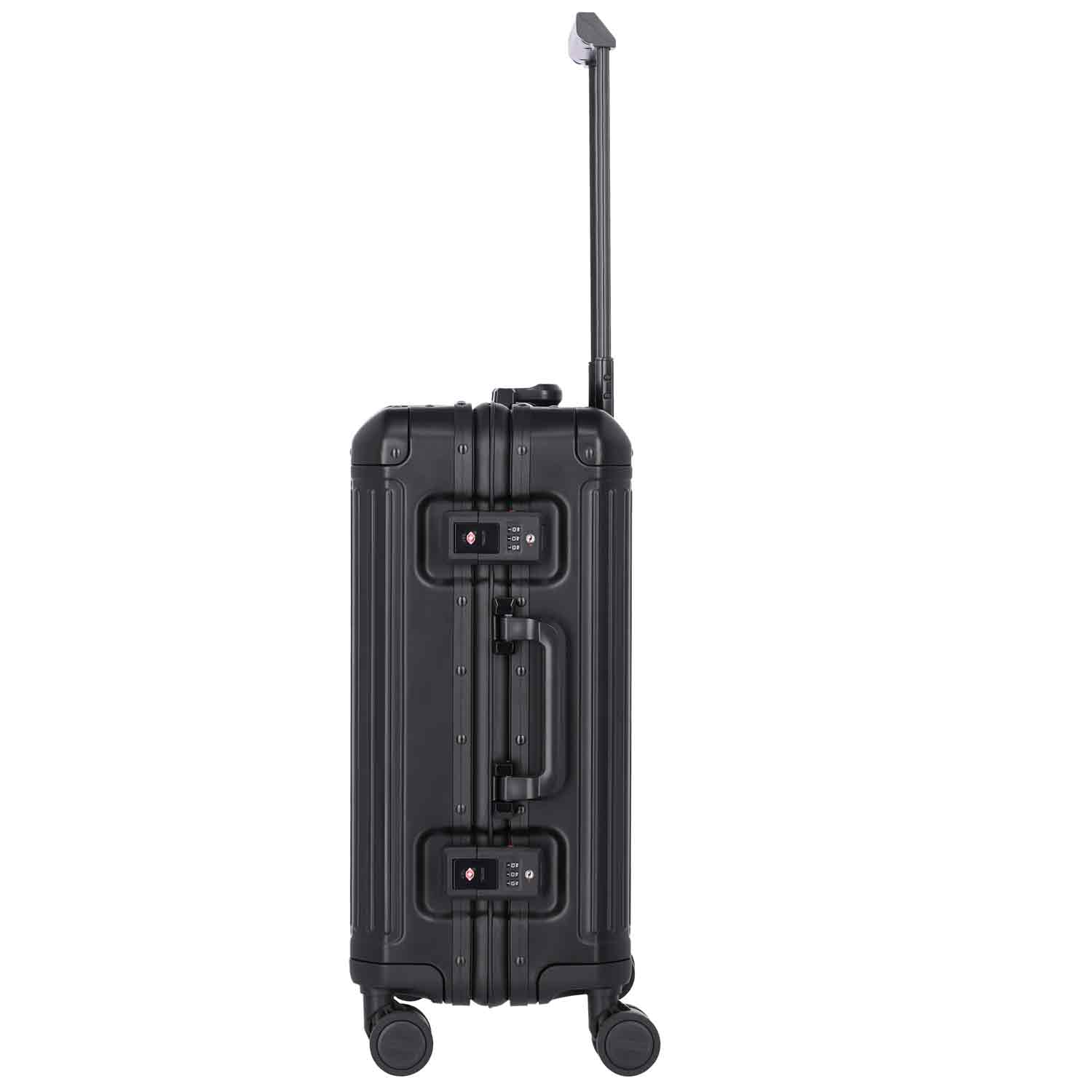 Travelite Aluminium Trolley 4 Rollen S NEXT schwarz