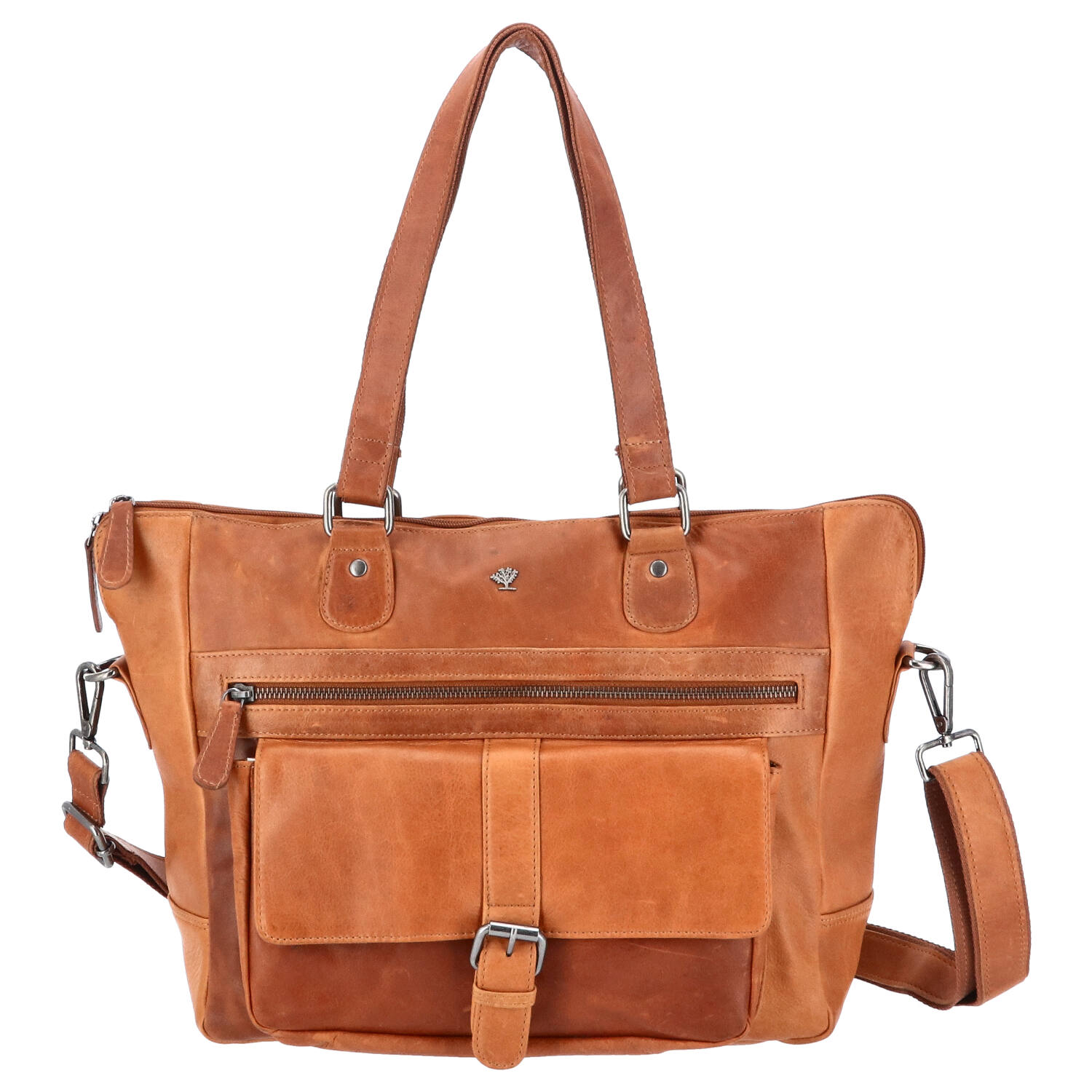 The Skandinavian Brand Leder Shopper - Cognac Abbildung 7