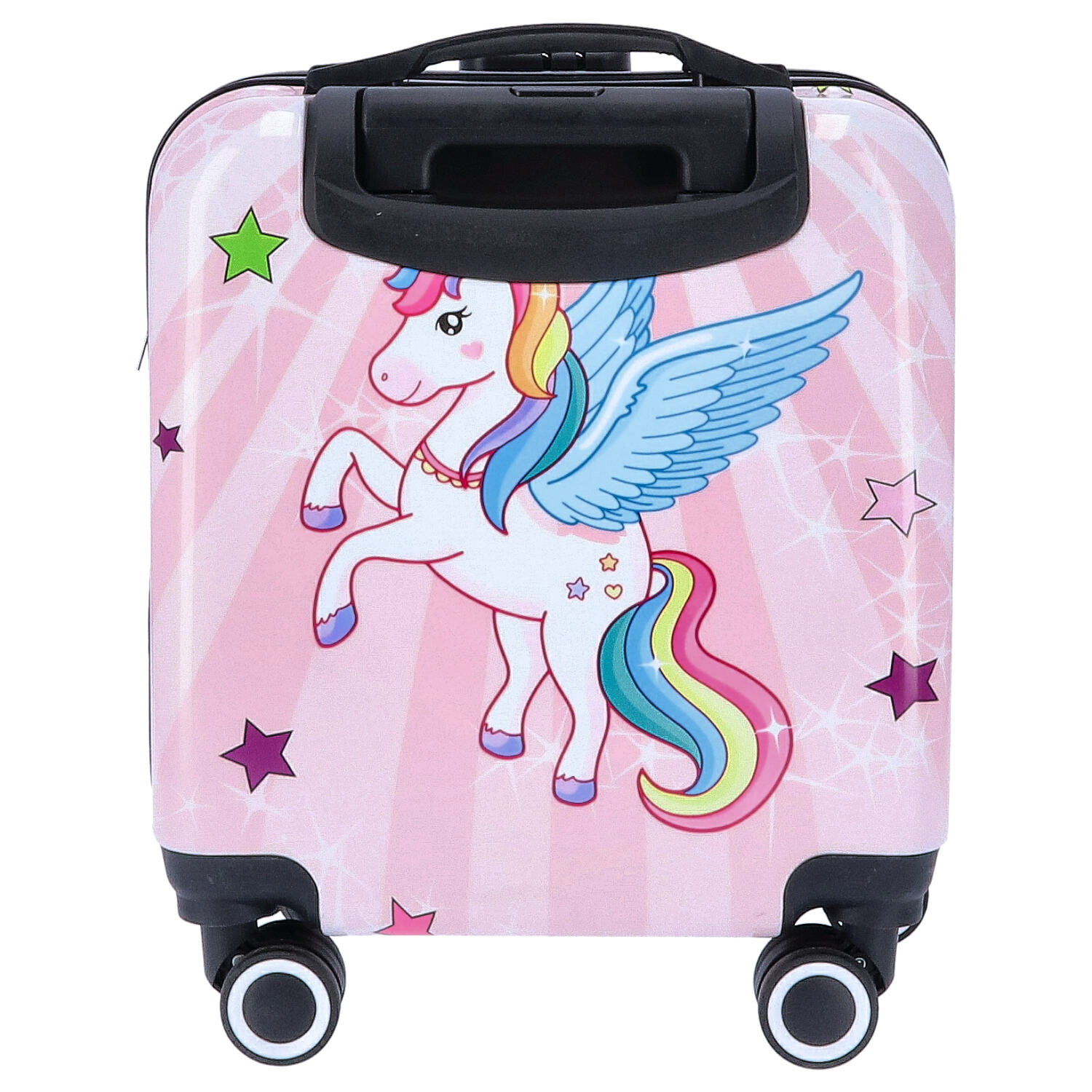 TheTrueC Kindertrolley 4 Rollen Einhorn  Rosa Abbildung 3 TheTrueC Kindertrolley 4 Rollen Einhorn  Rosa Abbildung 3