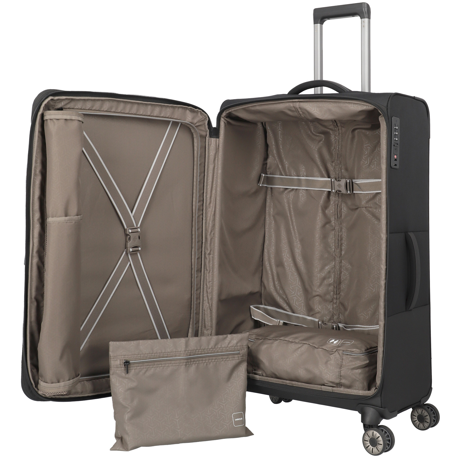 Travelite 4-Rad Trolley XL Crosslite 5.0 schwarz Abbildung 6 Travelite 4-Rad Trolley XL Crosslite 5.0 schwarz Abbildung 6