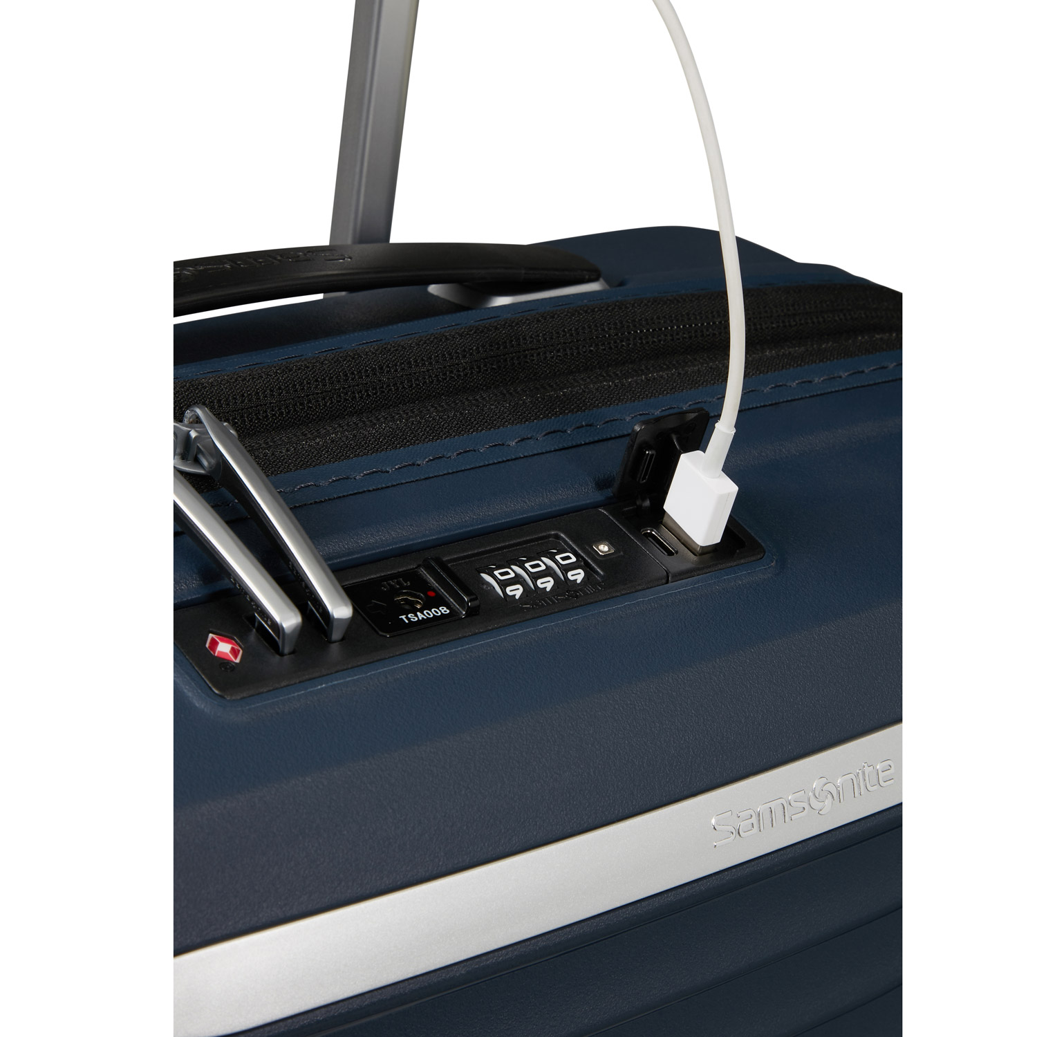 Samsonite Trolley mit 4 Rollen 55cm EXP. Upscape Blue Nights Abbildung 6