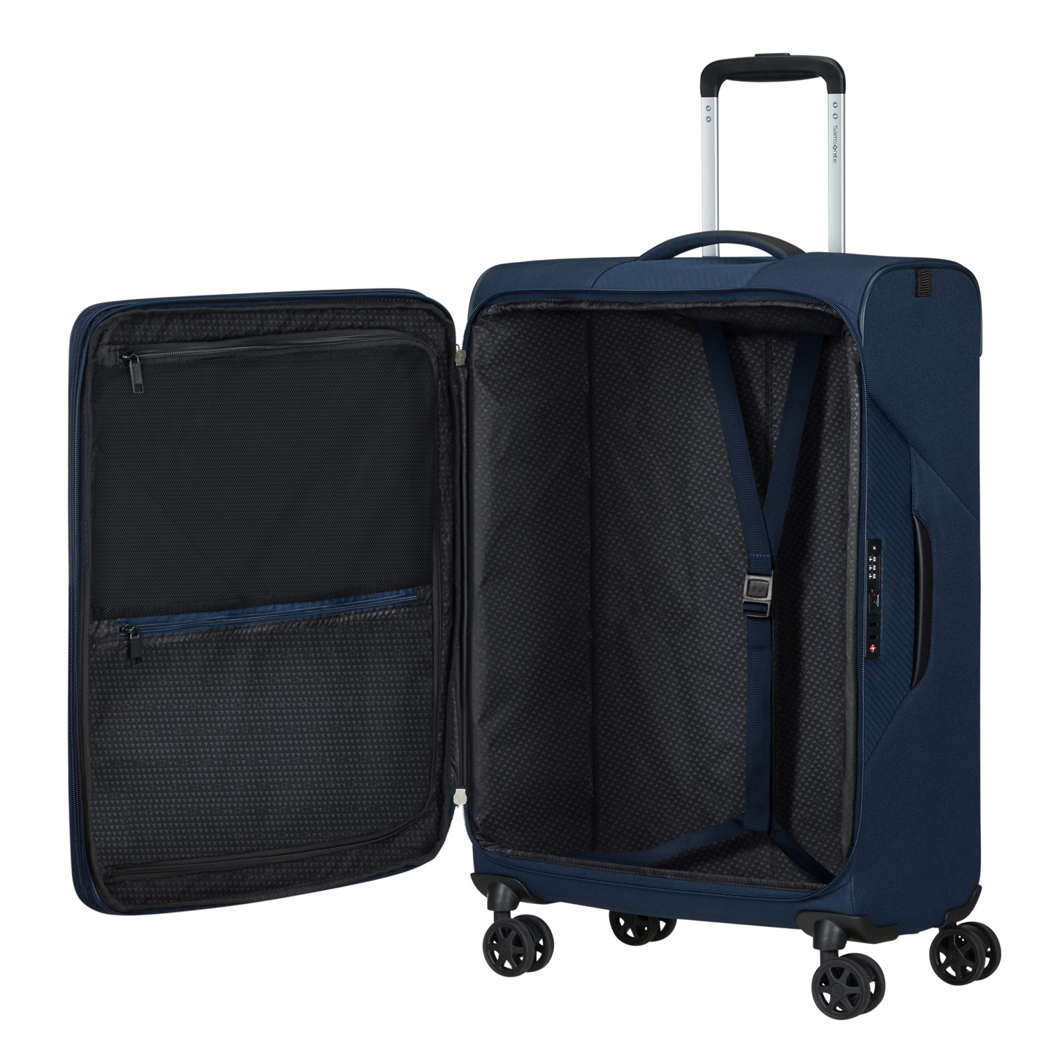 Samsonite 4-Rad Trolley 66cm erw. Litebeam midnight blue Abbildung 7