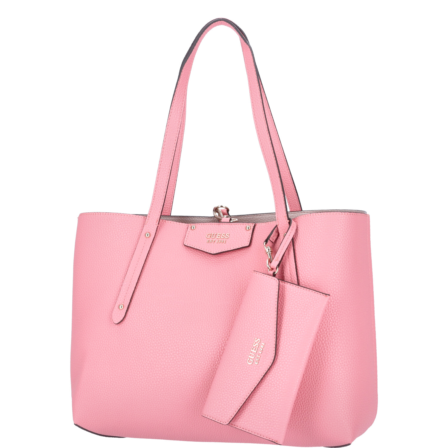 GUESS Damen Schultertasche Eco Brenton pink