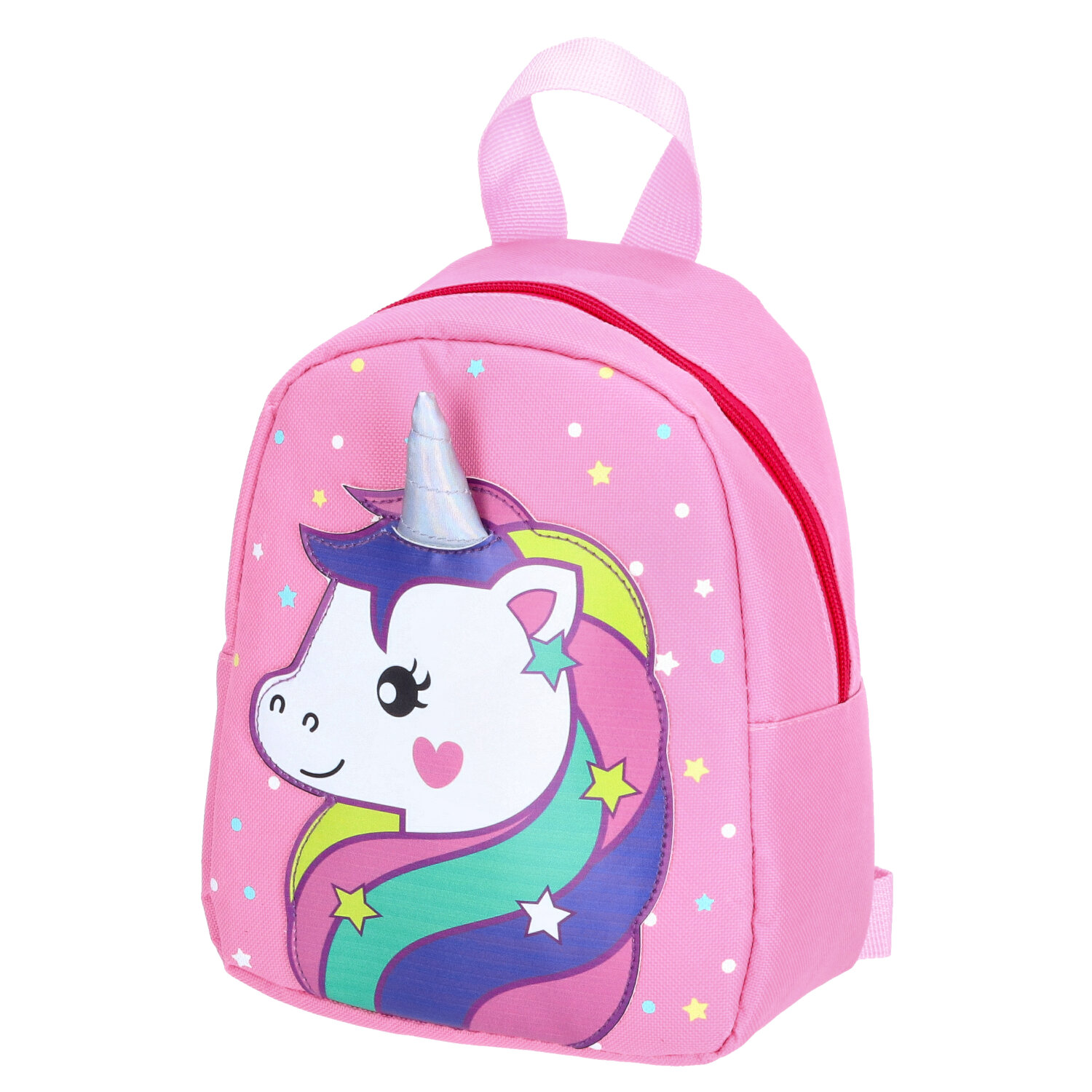 Antonio Kinder Rucksack 3D Einhorn  pink