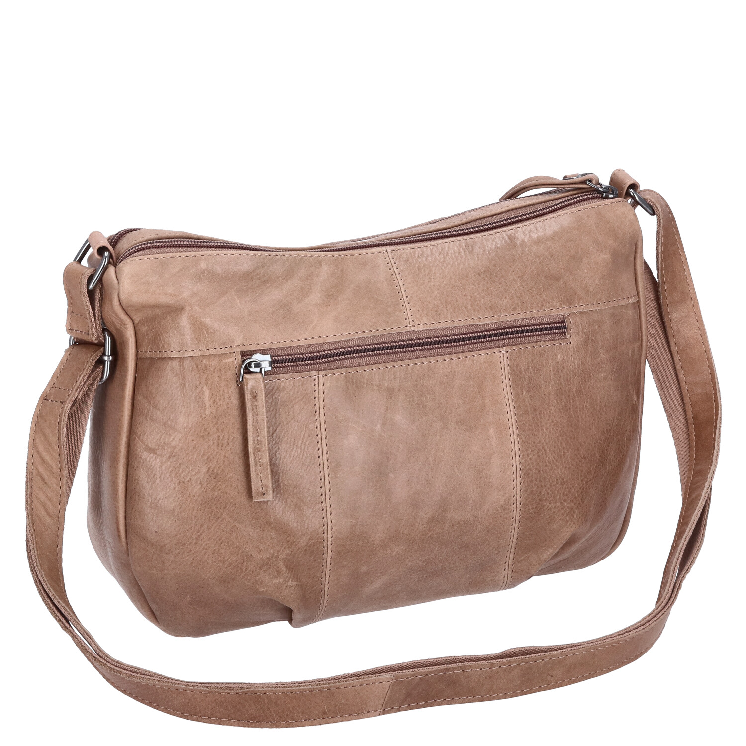 The Skandinavian Brand Leder Umhängetasche  beige