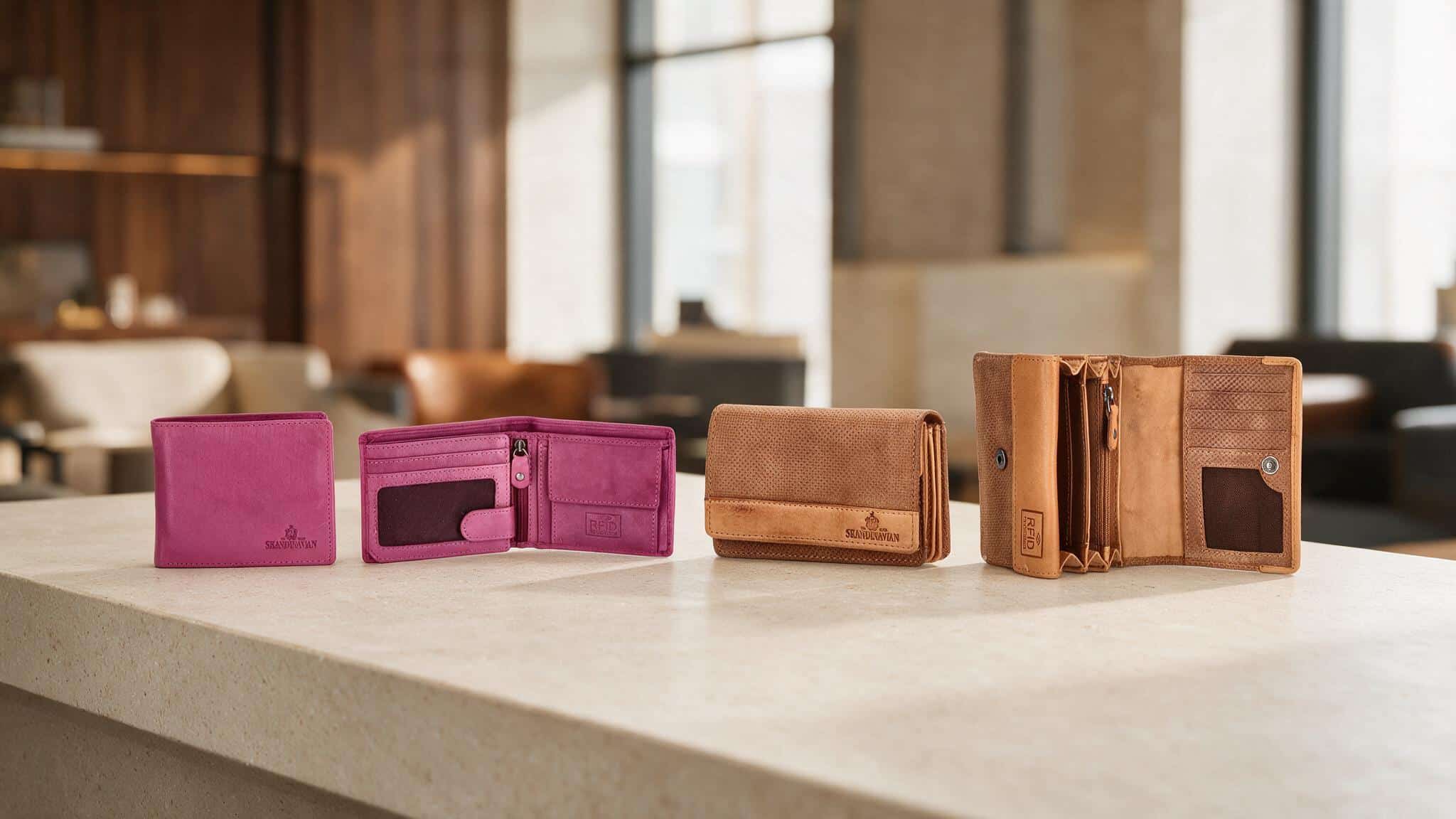 RFID-Schutz-Börsen für Karten, Bargeld und persönliche Dokumente