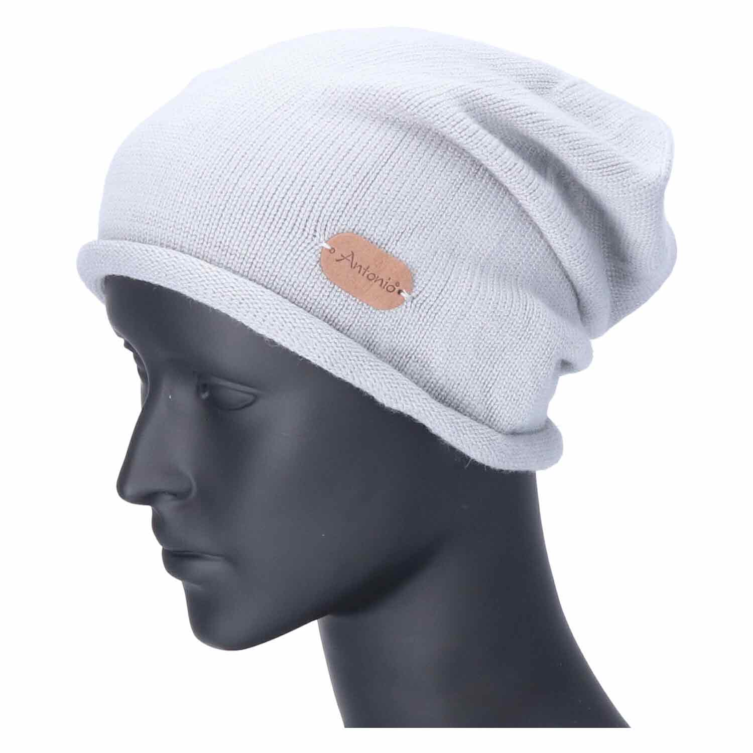 Antonio Strick Mütze Beanie  hellgrau Abbildung 2 Antonio Strick Mütze Beanie  hellgrau Abbildung 2