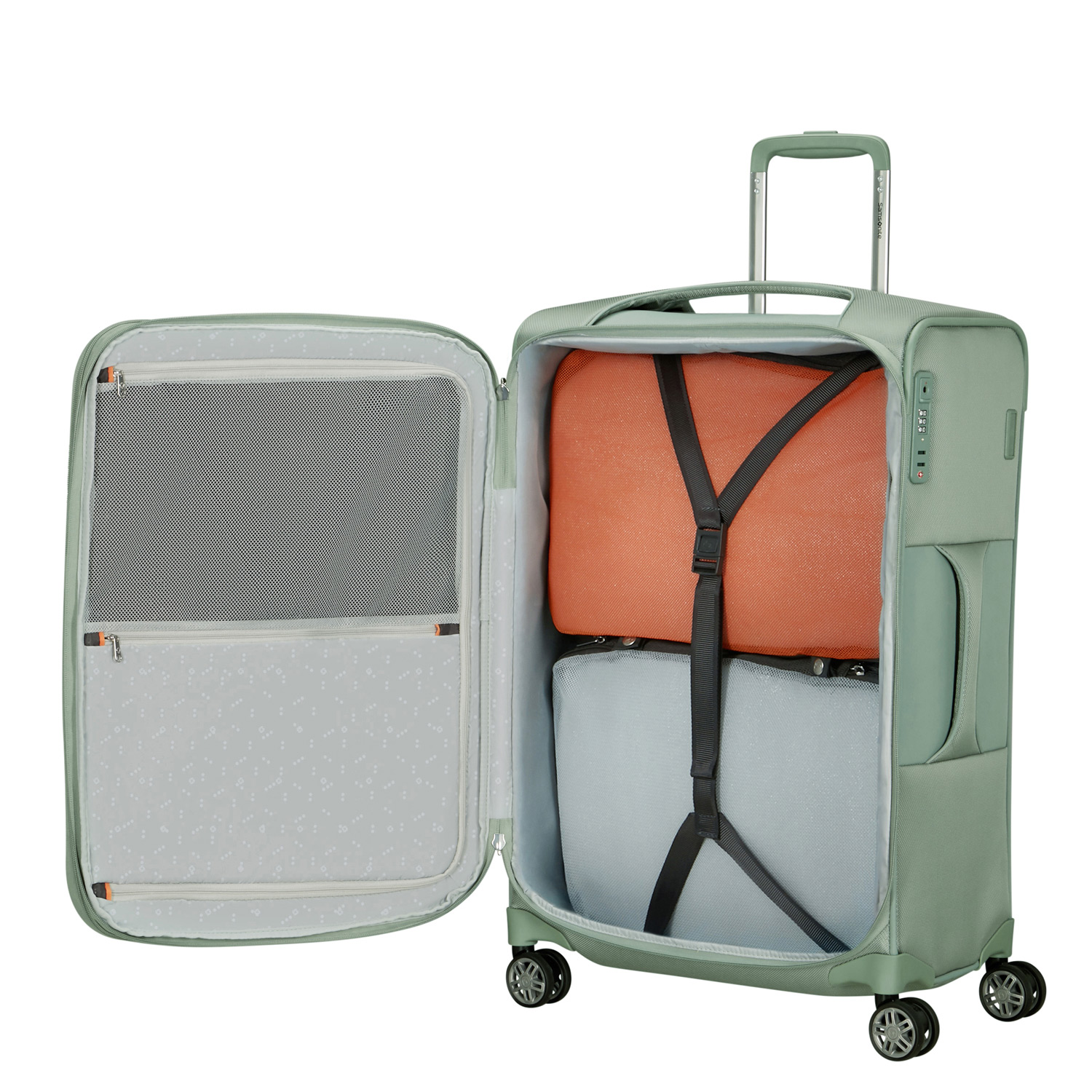 Samsonite 4-Rad Trolley 67/24 erweiterbar RE-Lite sage Abbildung 6