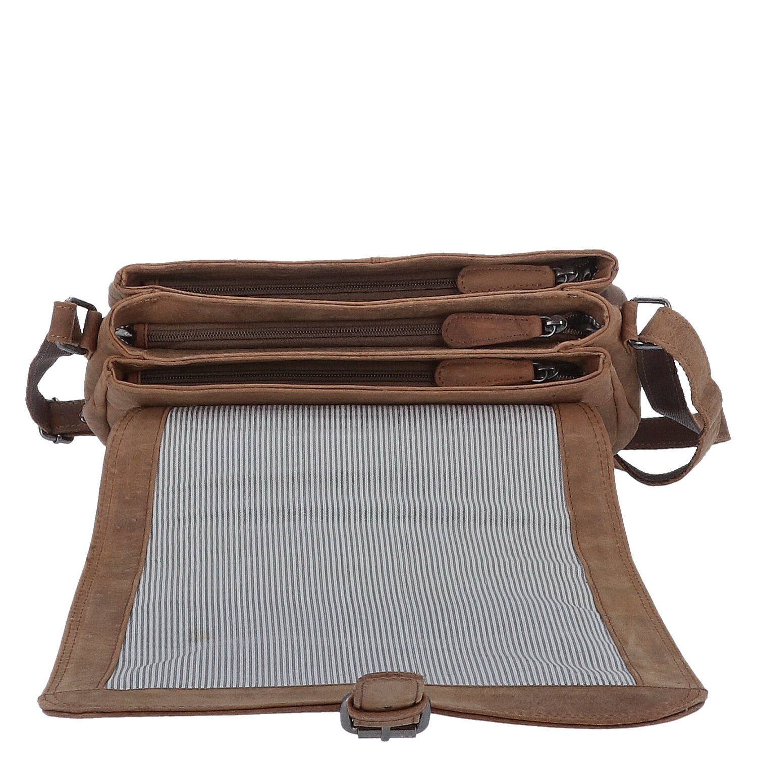 The Skandinavian Brand Leder Umhängetasche  Brown Abbildung 7