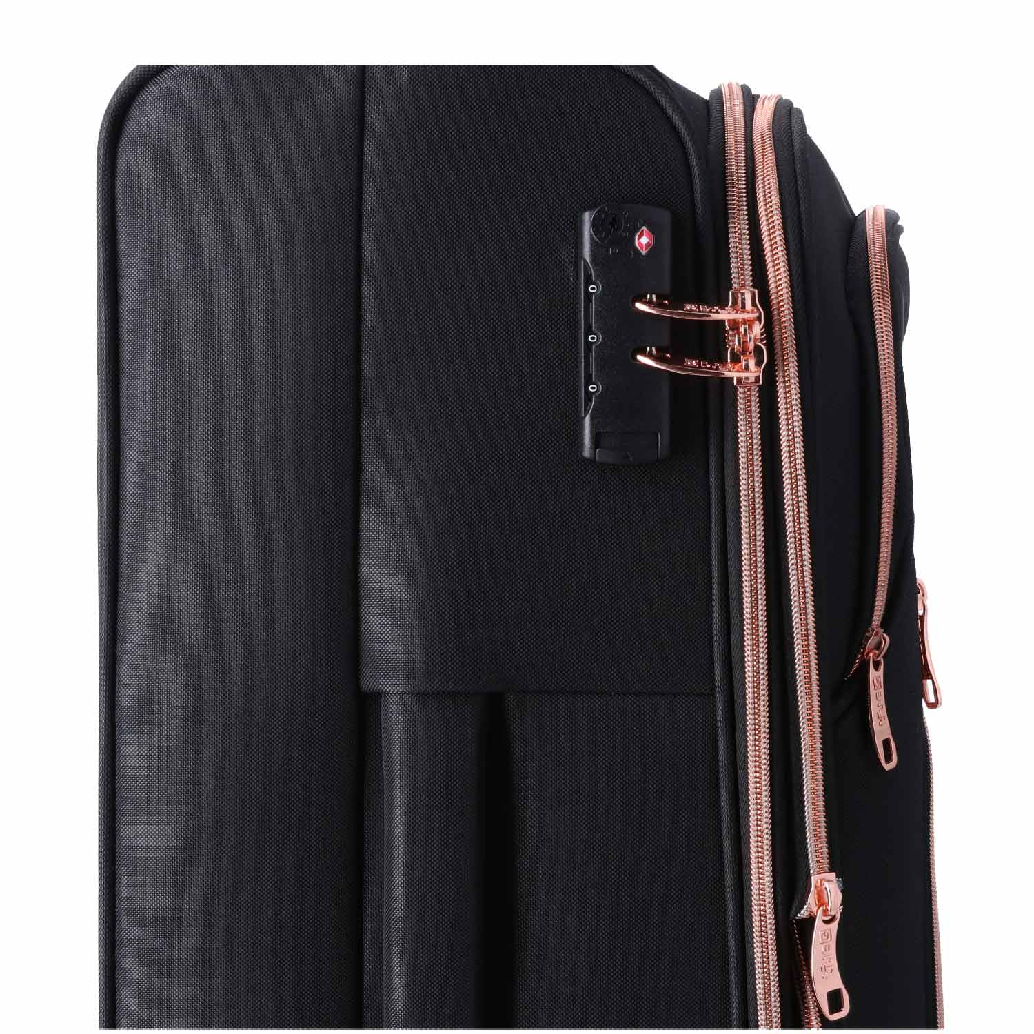 TheTrueC 3er Kofferset S/M/L Kopenhagen black/rose Abbildung 3
