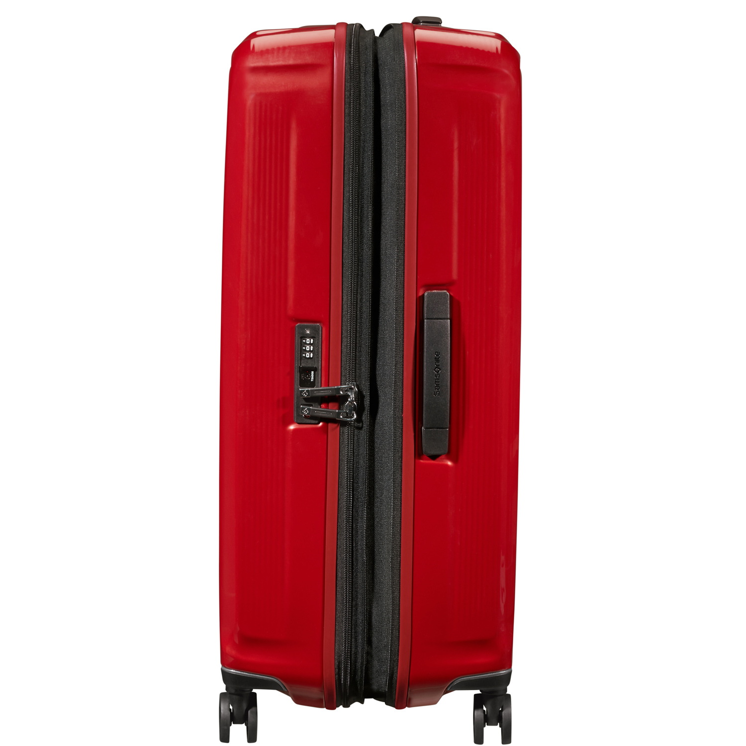 Samsonite Trolley mit 4 Rollen 75cm EXP. Nuon metallic red