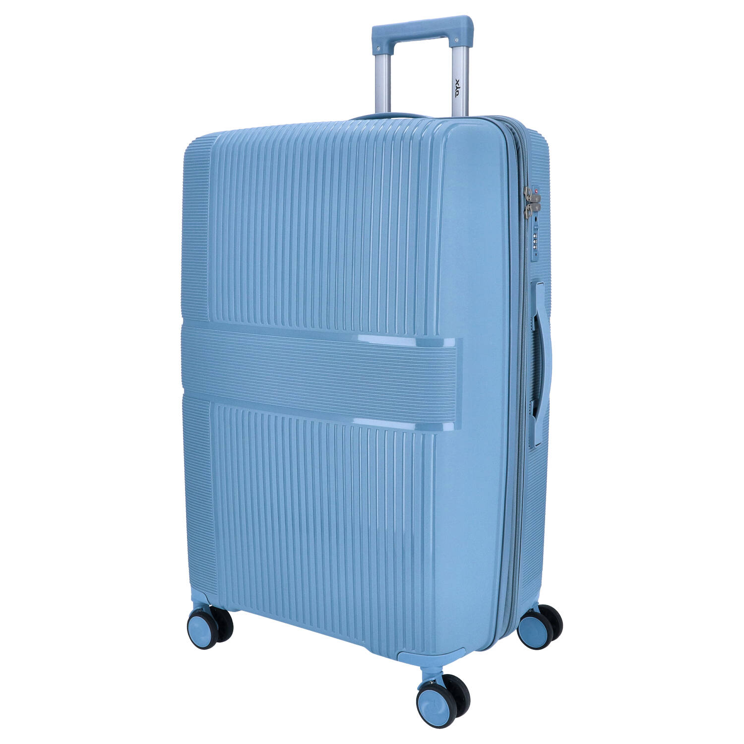 DYX 4 Rollen Trolley 4er Set S/M/L/Beauty Case Rom blau Abbildung 5