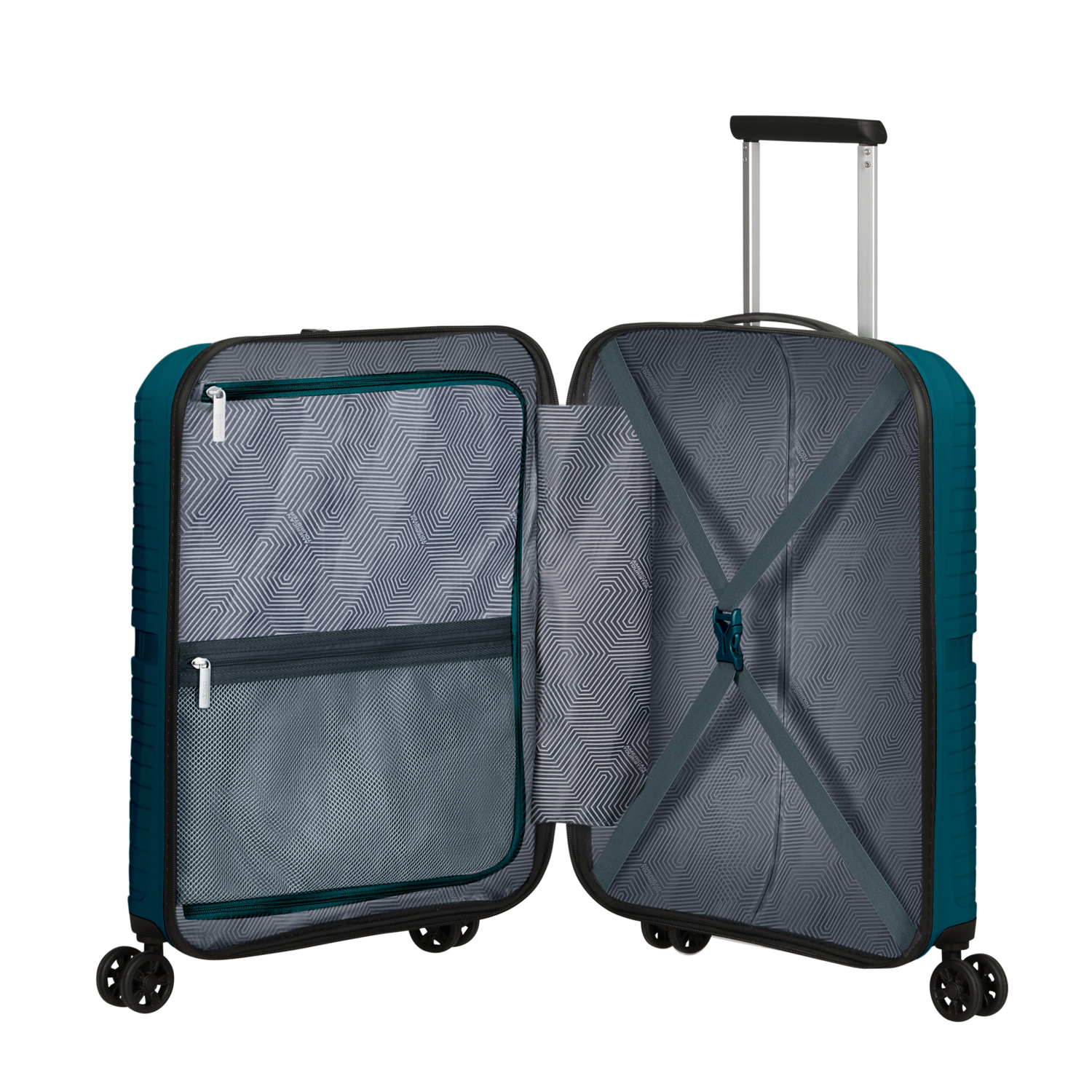 American Tourister Trolley mit 4 Rollen 55 cm Airconic deep ocean Abbildung 5