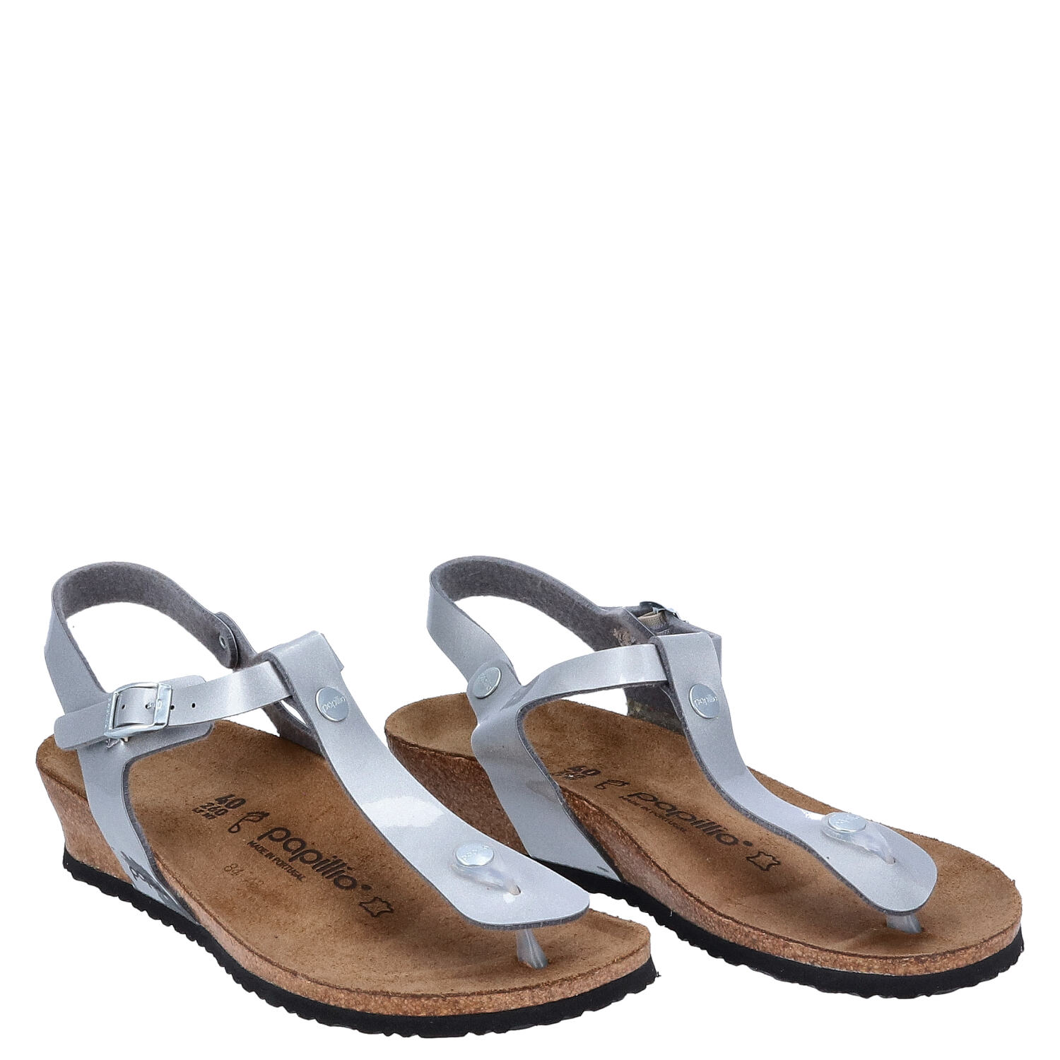 papillio Damenschuhe Größe 40 Ashley Metallic silver   Abbildung 1