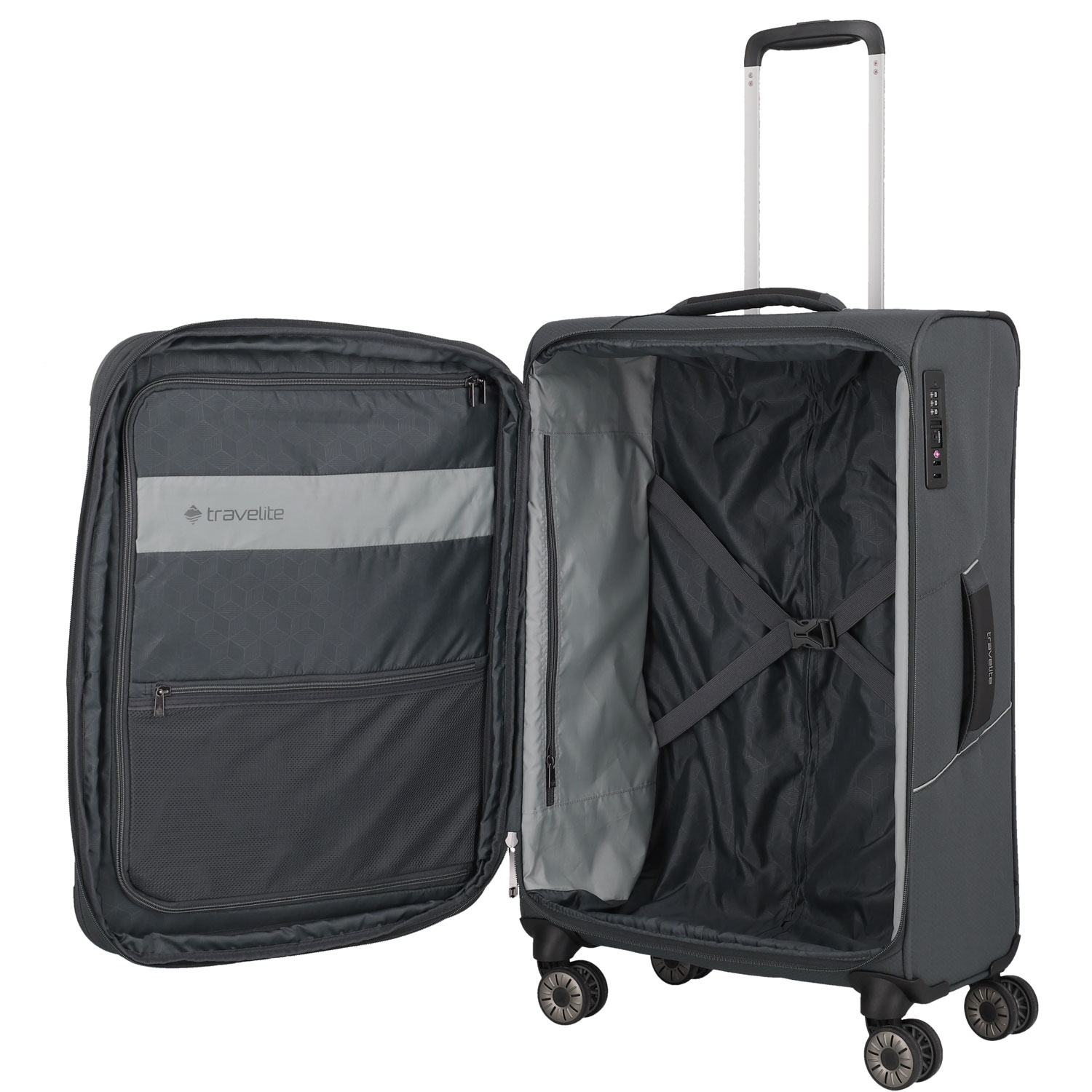 Travelite 4-Rollen Koffer M Skaii Gipfelgrau Abbildung 5