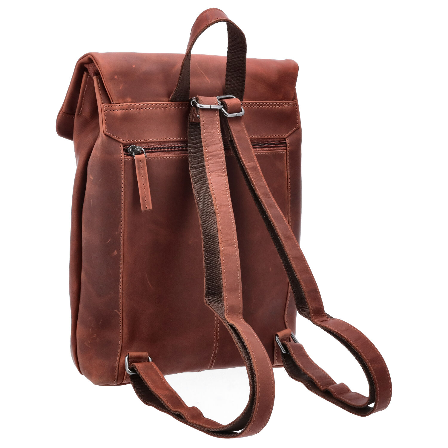 The Skandinavian Brand Leder Rucksack - Cognac Abbildung 2