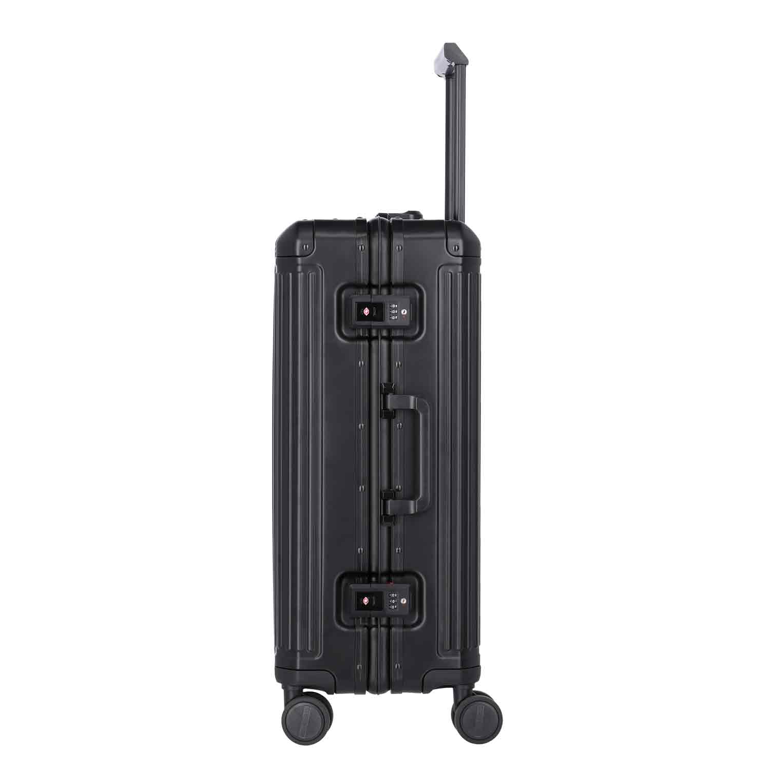 Travelite Aluminium Trolley 4 Rollen M NEXT schwarz