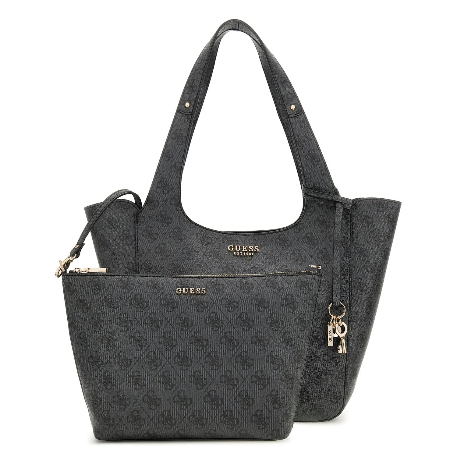 GUESS Shopper Handtasche Calista Coal Logo Abbildung 1
