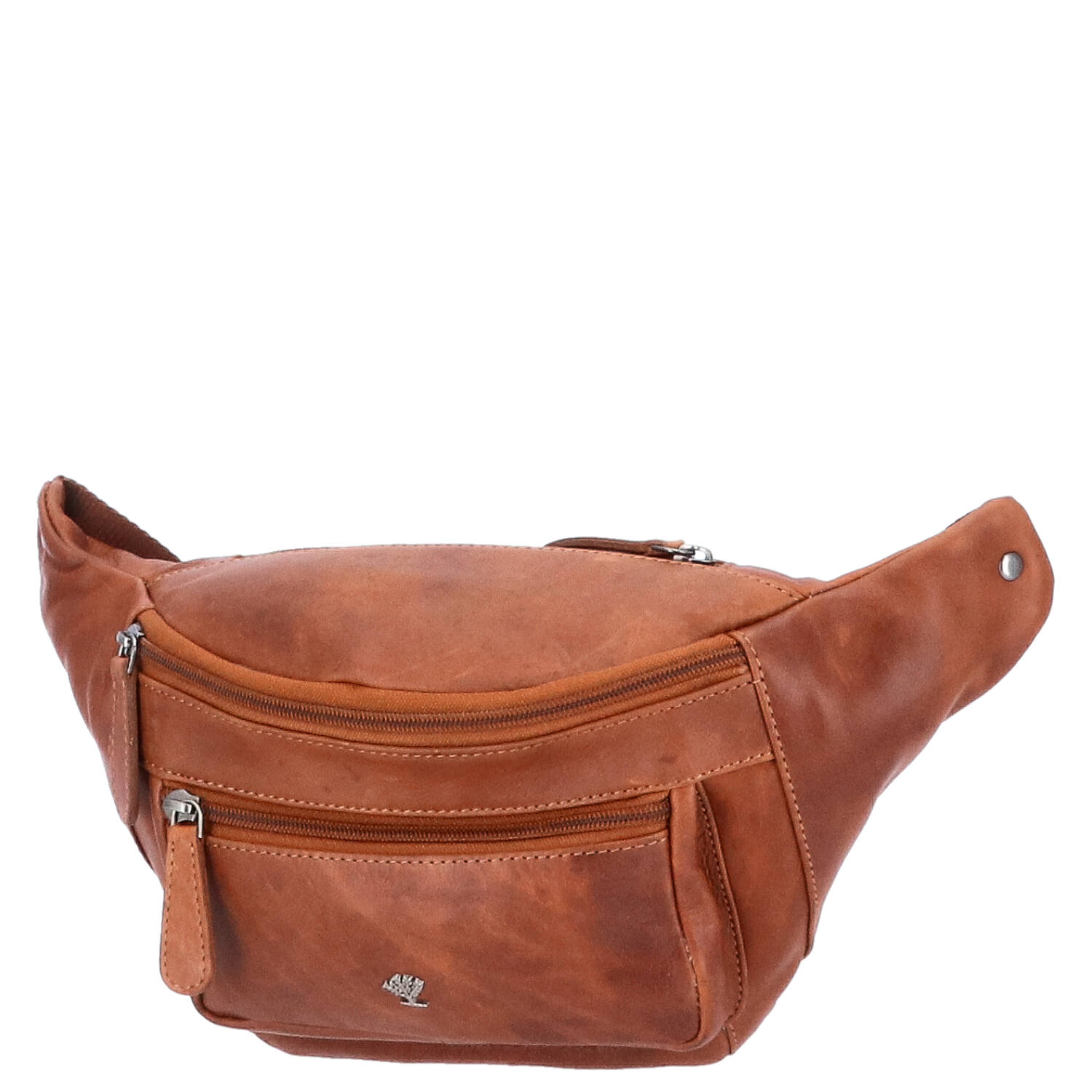 The Skandinavian Brand Leder Bauchtasche, Hüttasche, Body Bag  braun Abbildung 1