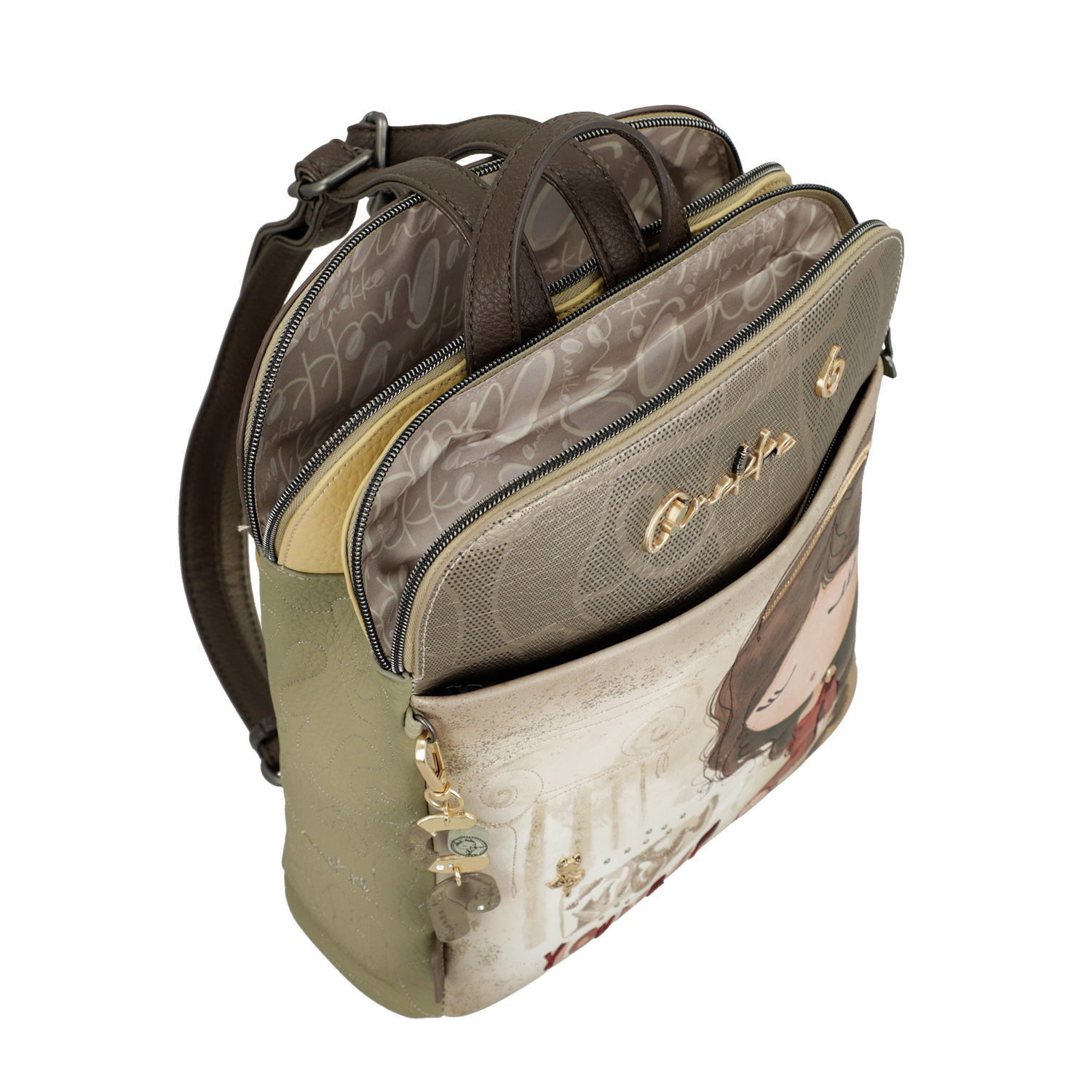 Anekke Damen Rucksack Mochila Sintetico multicolor Abbildung 5