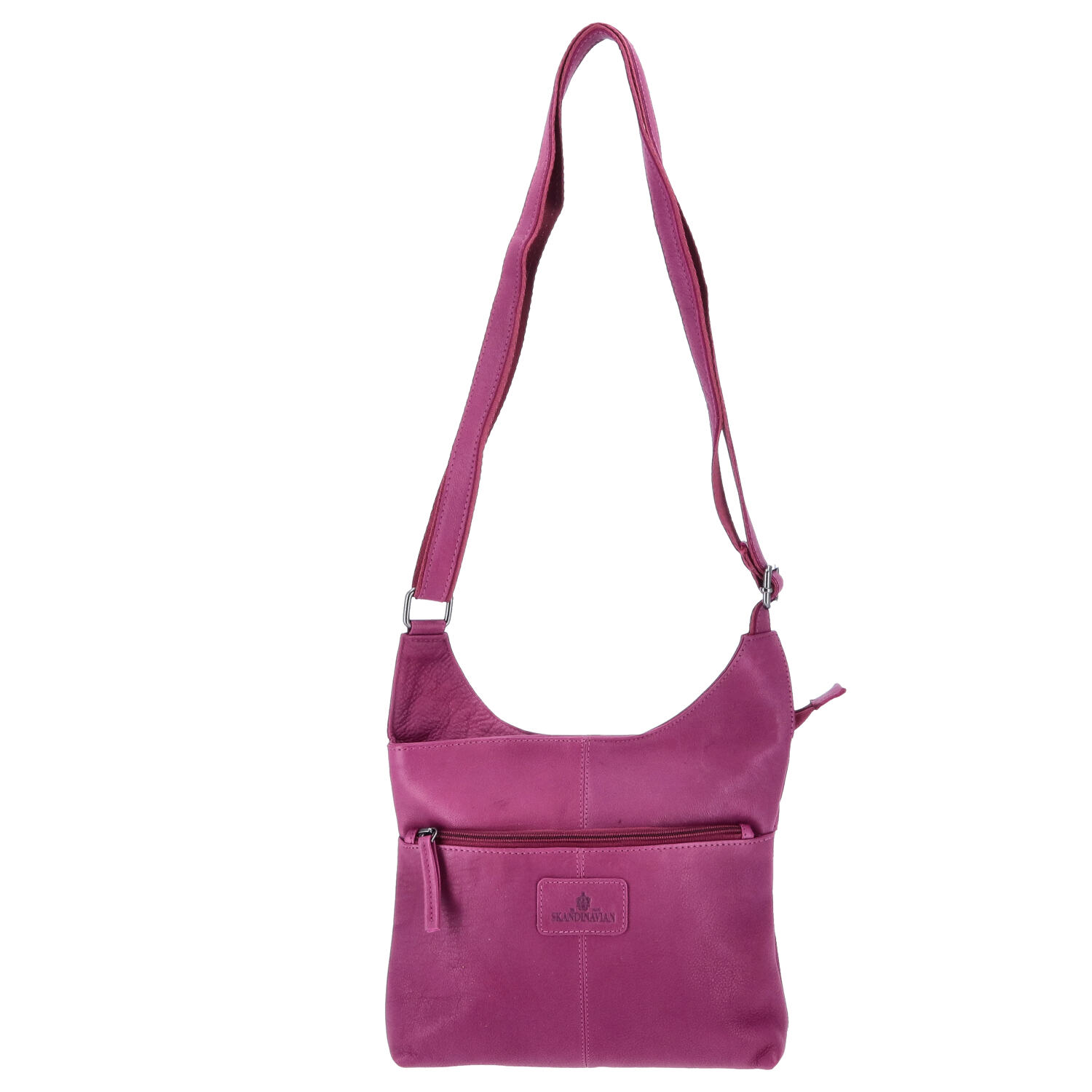 The Skandinavian Brand Leder Umhängetasche - Purple Abbildung 5