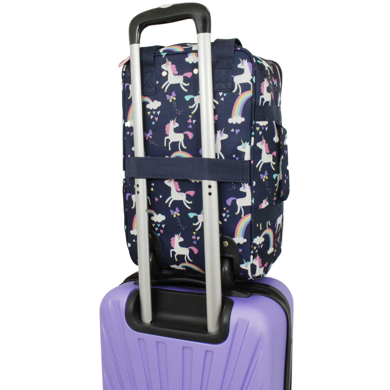 Bordlite Kinder Underseat Cabin Trolley Unicorn dark blue