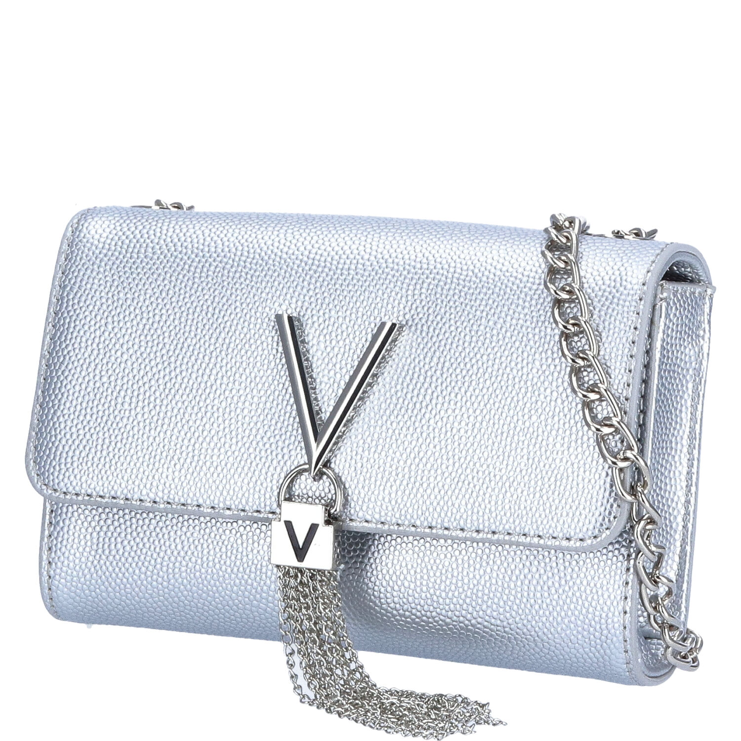 Valentino Bags Abendtasche Divina argento