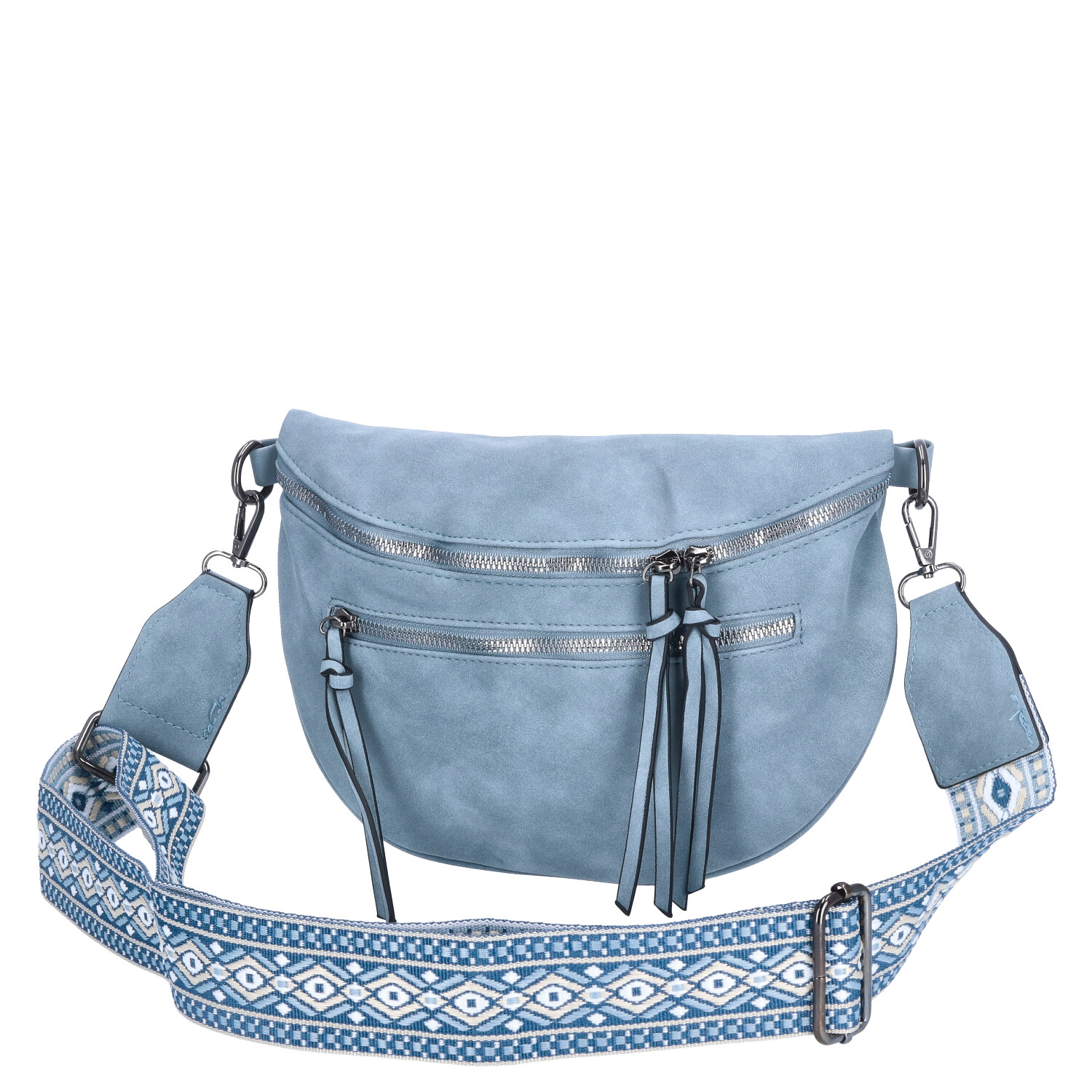 Antonio Crossbody Vintage Bag  Blue