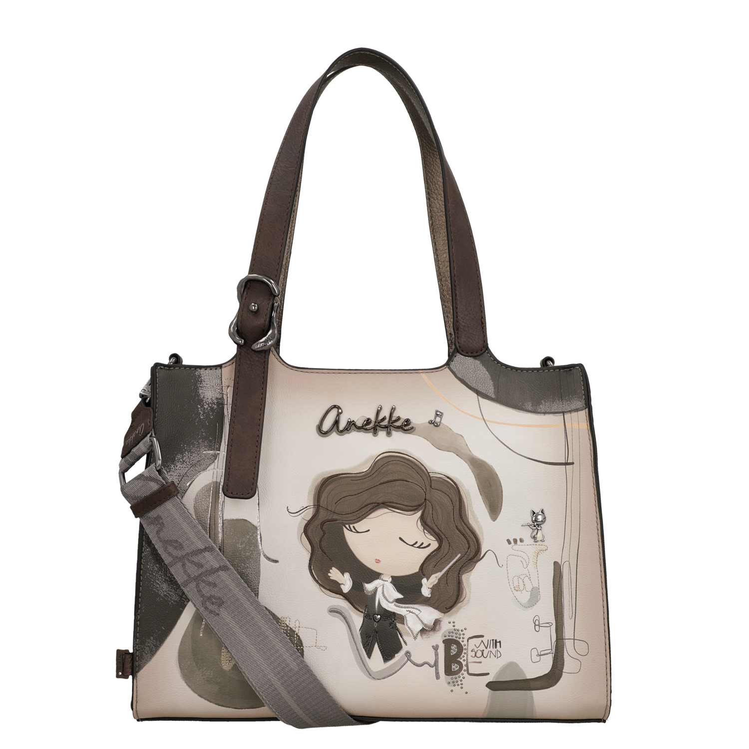 Anekke Damen Schultertasche Bolso De Hombro multicolour Abbildung 1