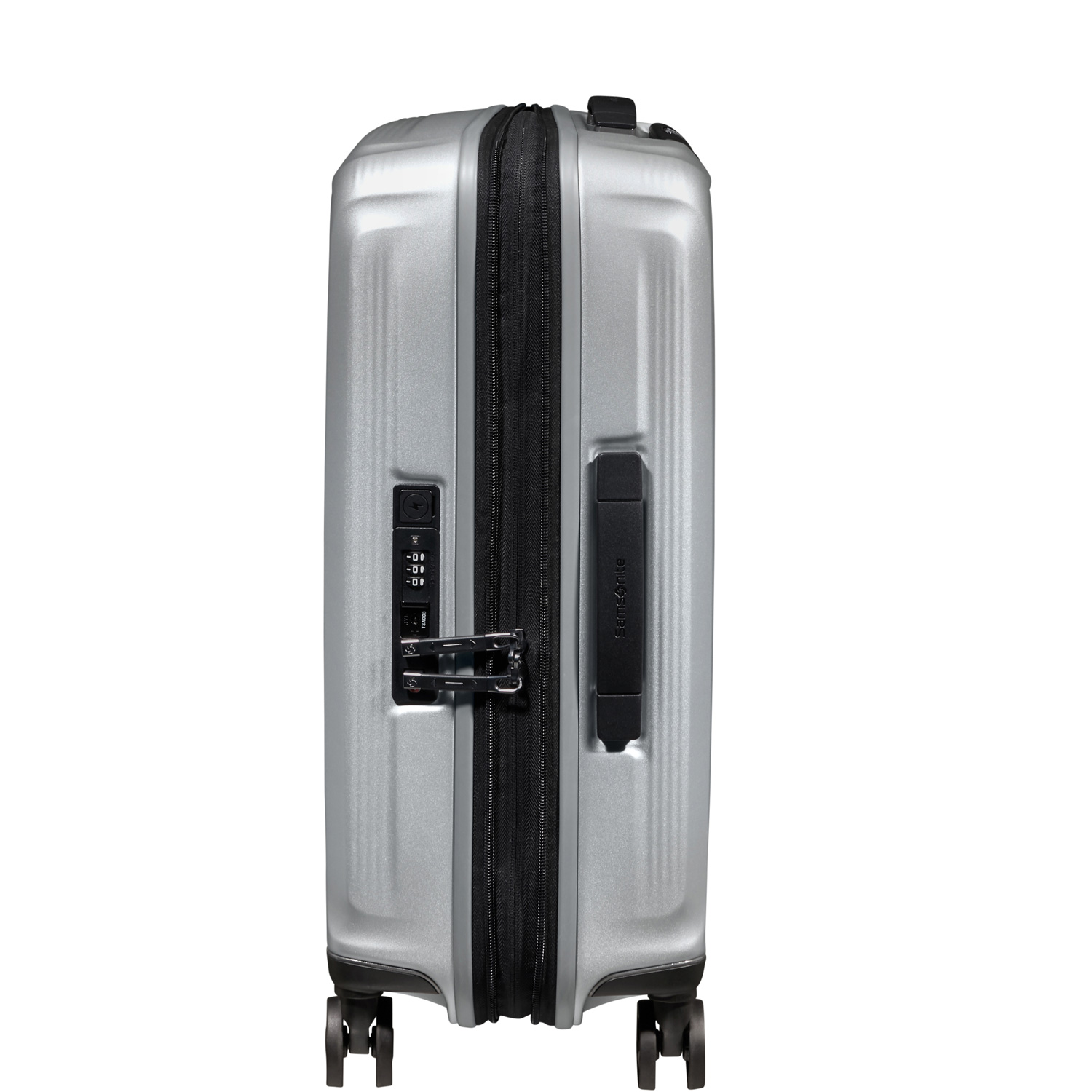 Samsonite Trolley mit 4 Rollen 55cm EXP. Nuon Matt Silver