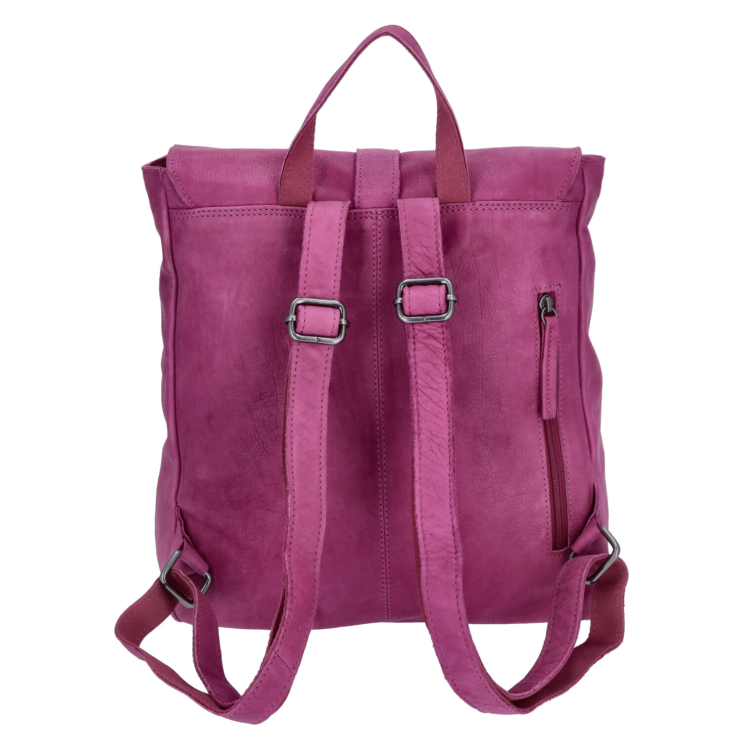 The Skandinavian Brand Damen Leder Rucksack - Purple Abbildung 2