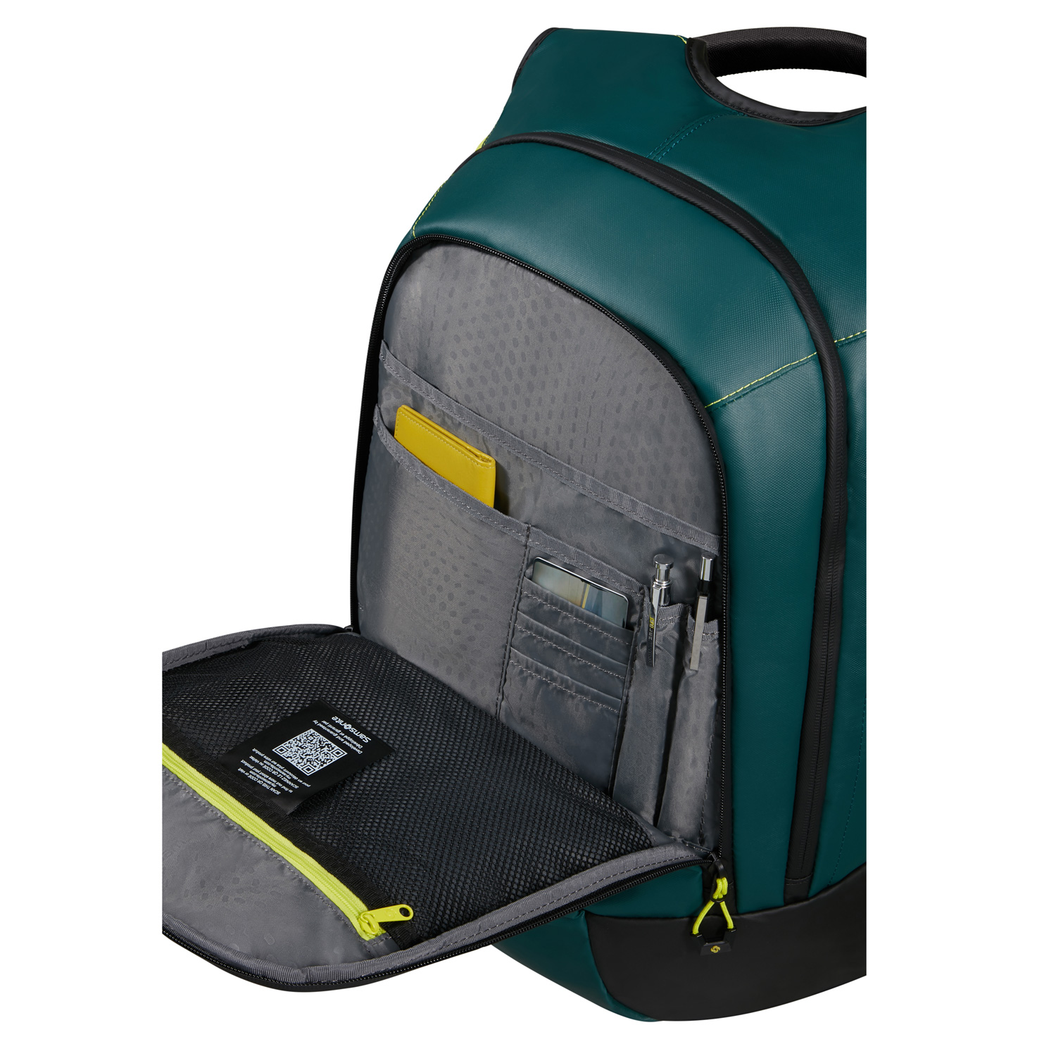 Samsonite Laptop Rucksack L Ecodiver Dark Teal/Lime Abbildung 7