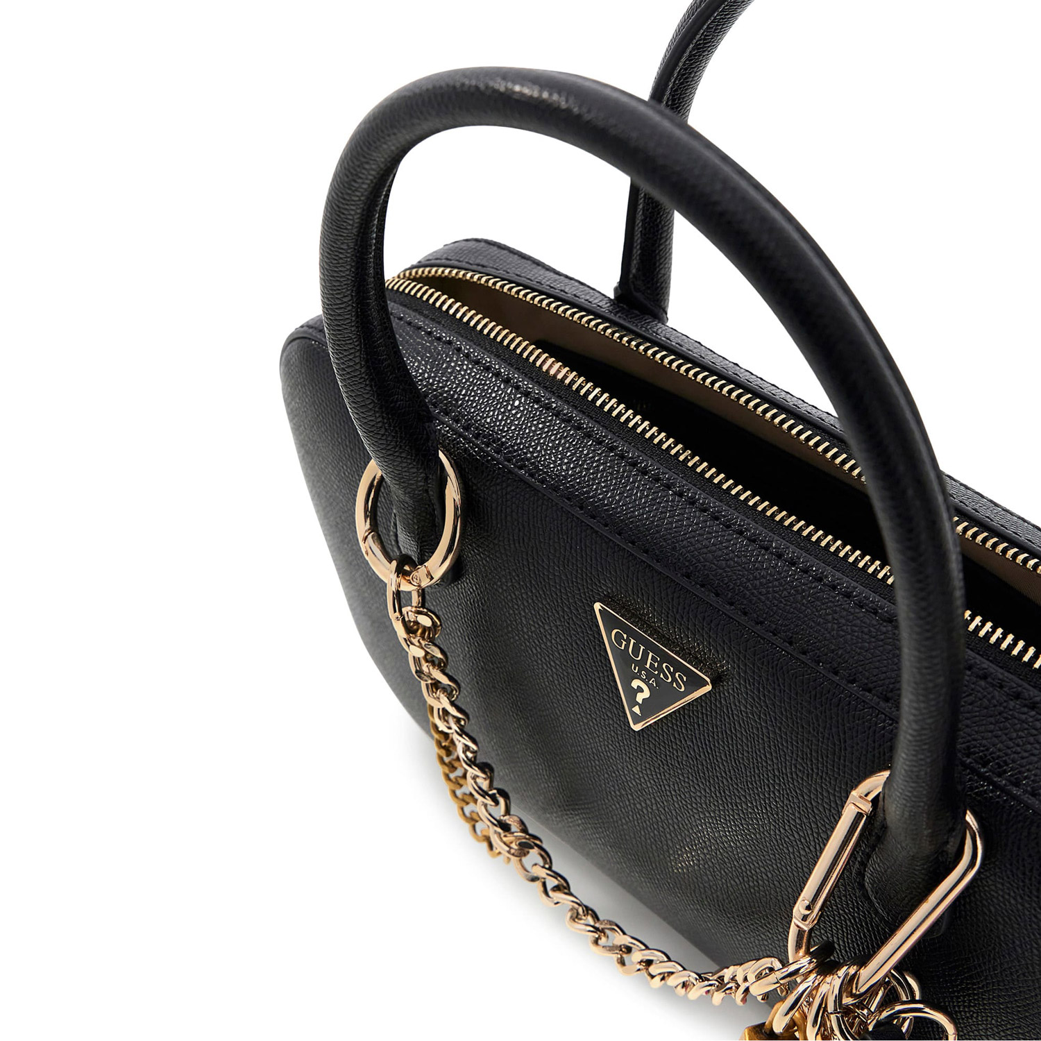 GUESS Handtasche Davina Black Abbildung 5