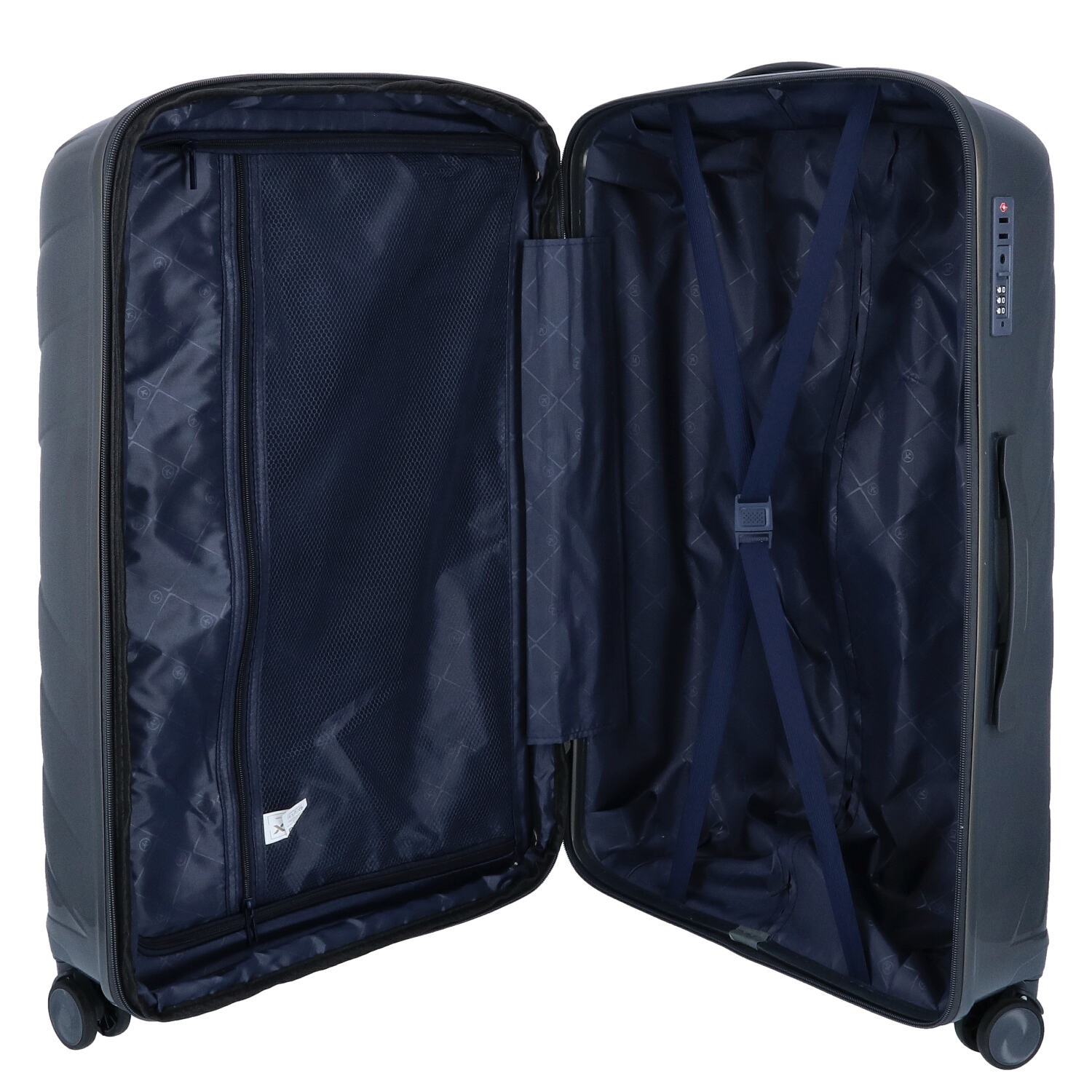 DYX 4 Rollen Koffer L 76 cm Dubai grau Abbildung 8