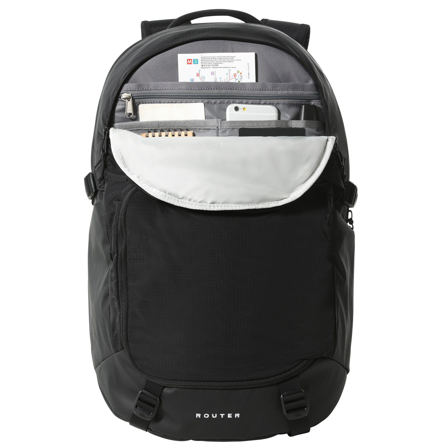 The North Face Freizeit-/Laptop Rucksack Router TNF Black Abbildung 5