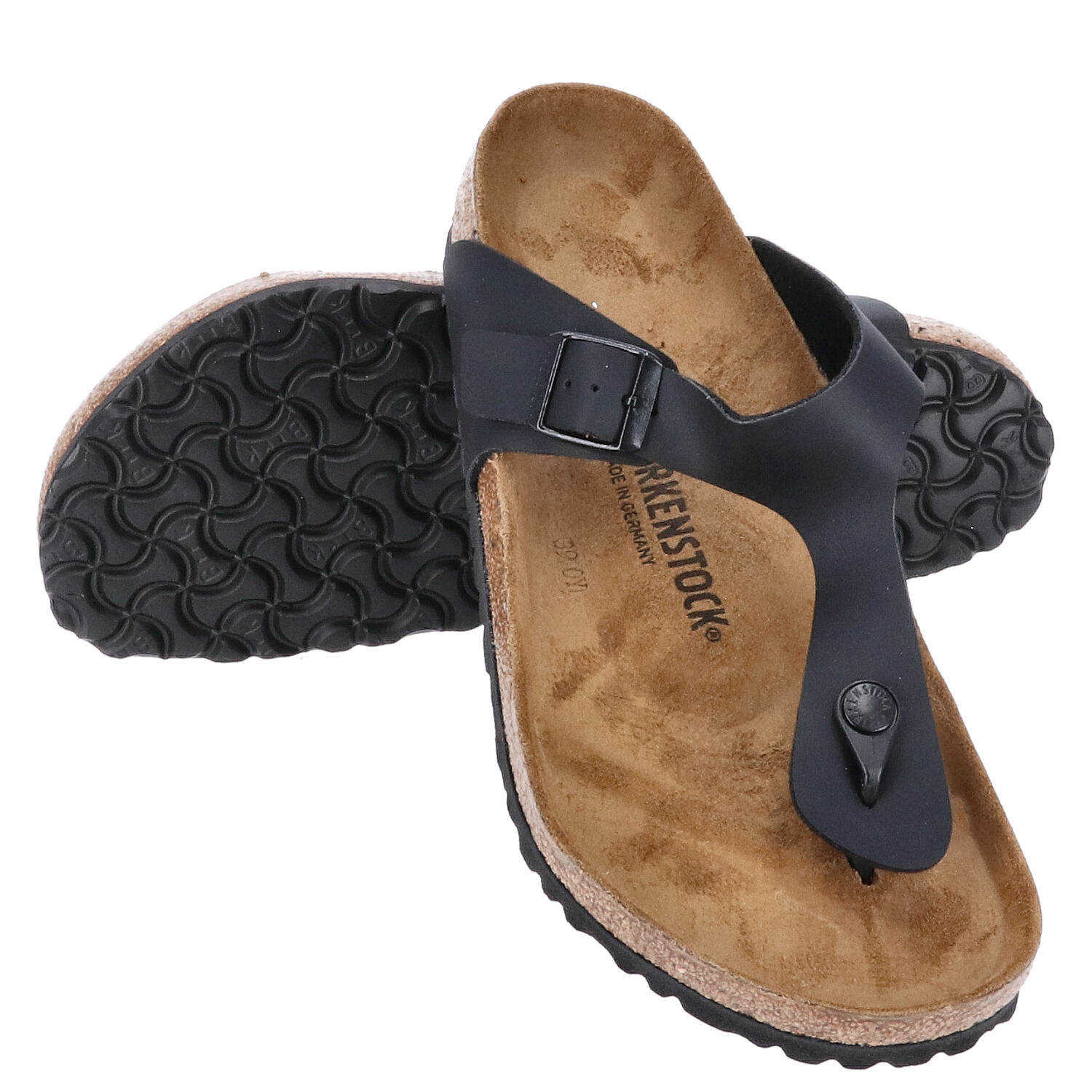 Birkenstock Sandalen Größe 43 Gizeh BS Black  