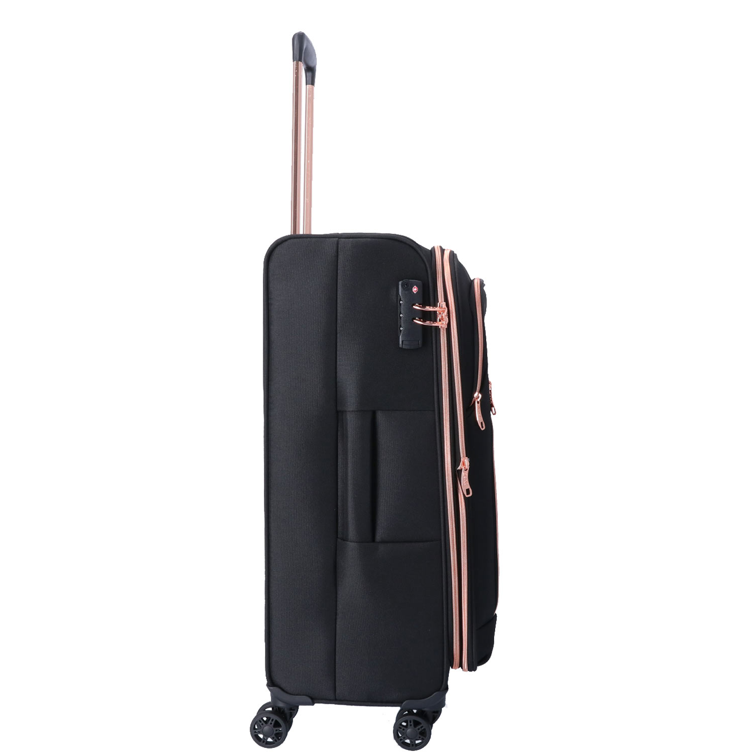 TheTrueC 4 Rollen Koffer Superlight 67cm Kopenhagen black/rose