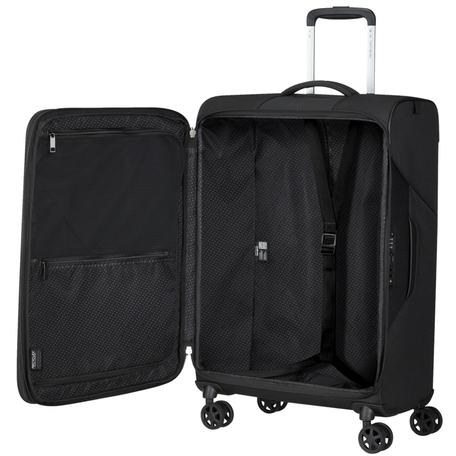 Samsonite 4-Rad Trolley 66cm erw. Litebeam Black