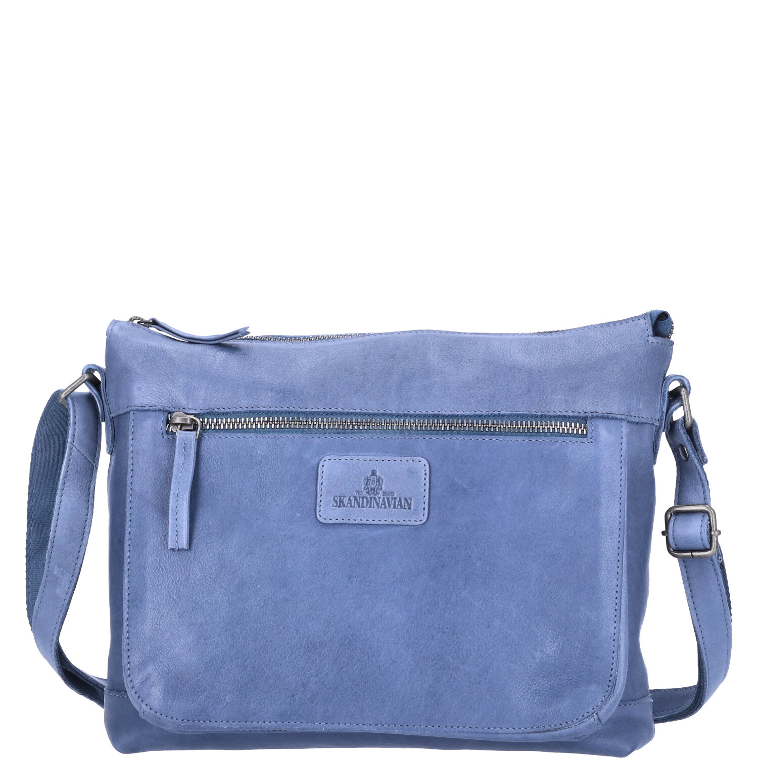 The Skandinavian Brand Damen Ledertasche  blau