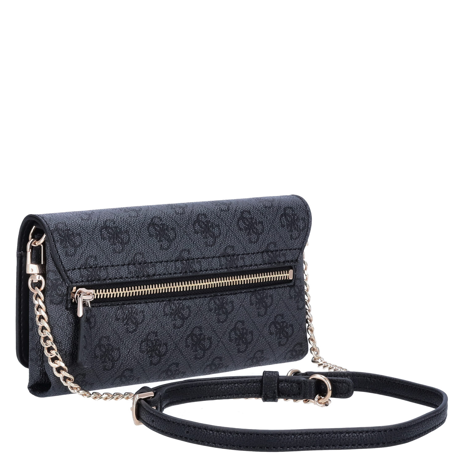 GUESS Clutch Umhängetasche Noelle Coal Logo