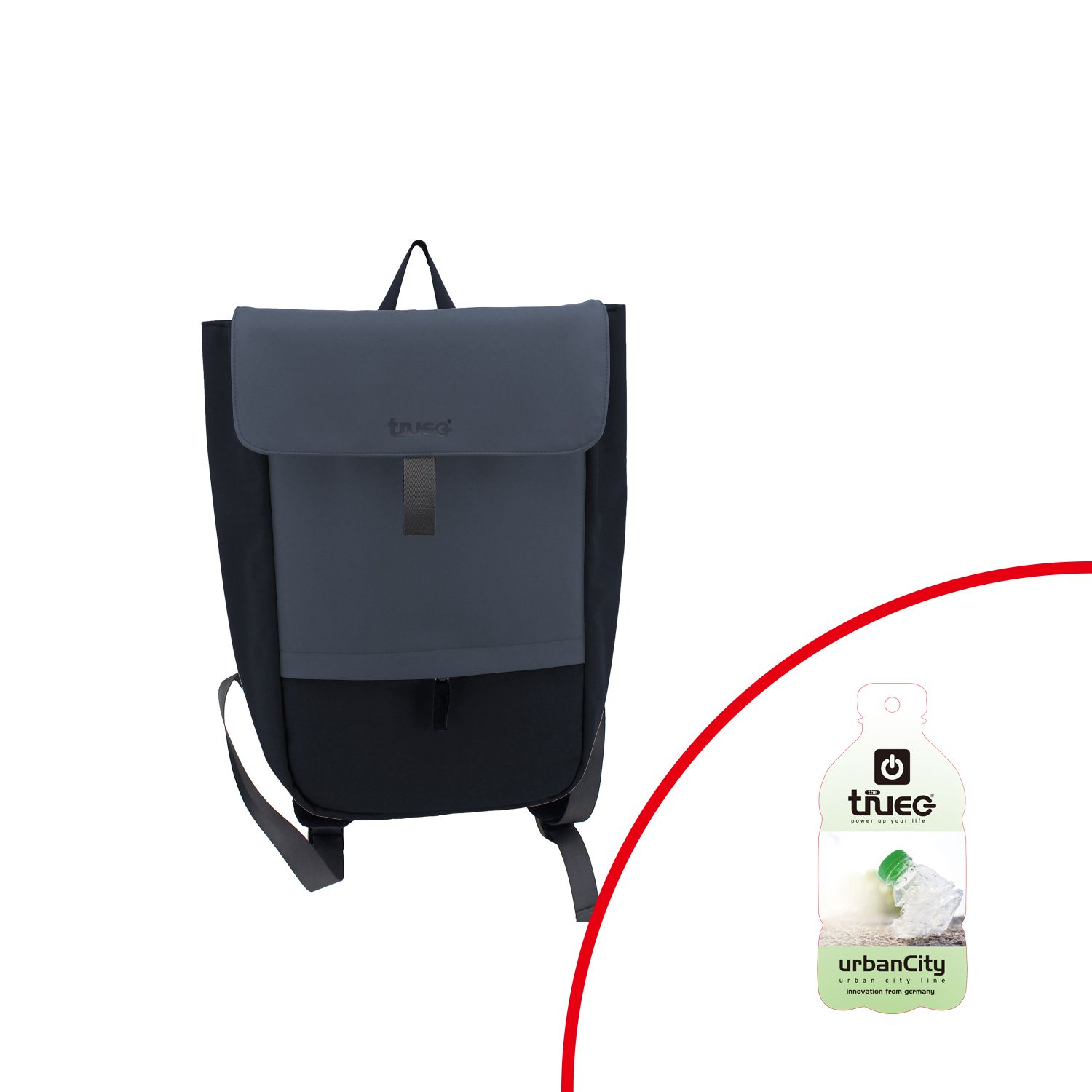 TheTrueC Backpack Urban Line - Alexis  00-schwarz Abbildung 1