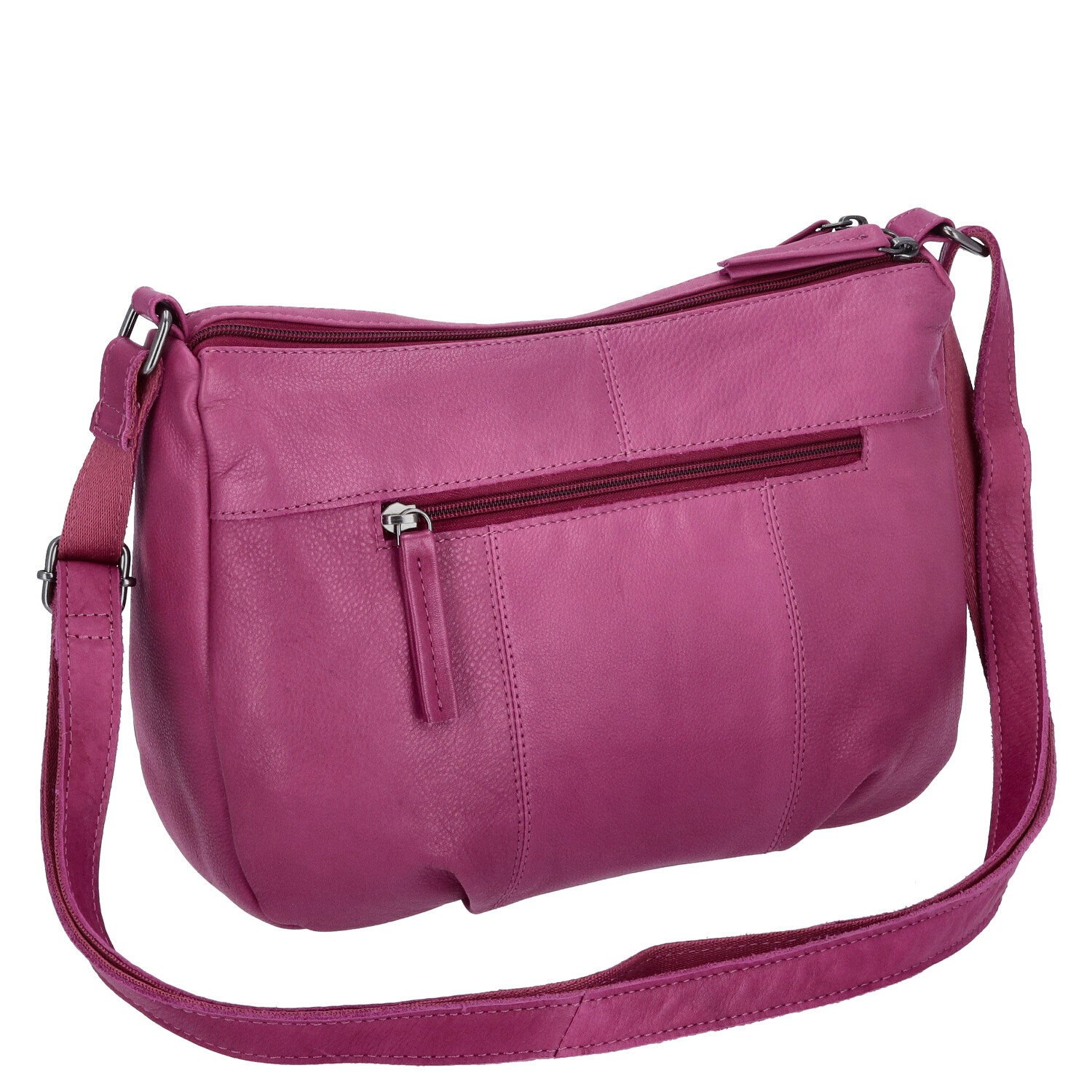 The Skandinavian Brand Leder Umhängetasche - Purple Abbildung 2