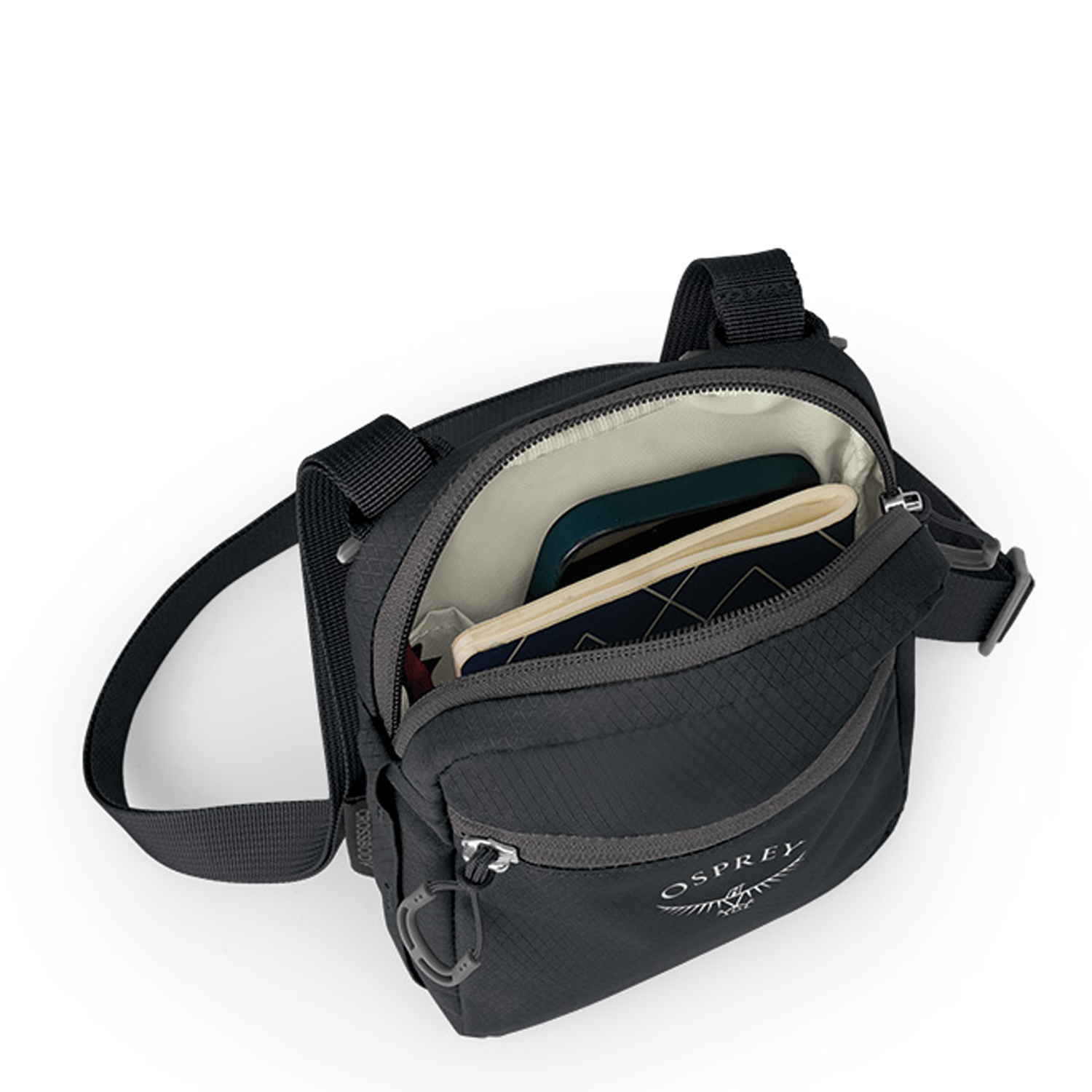OSPREY Umhängetasche Daylite Small Crossbody Black Abbildung 3