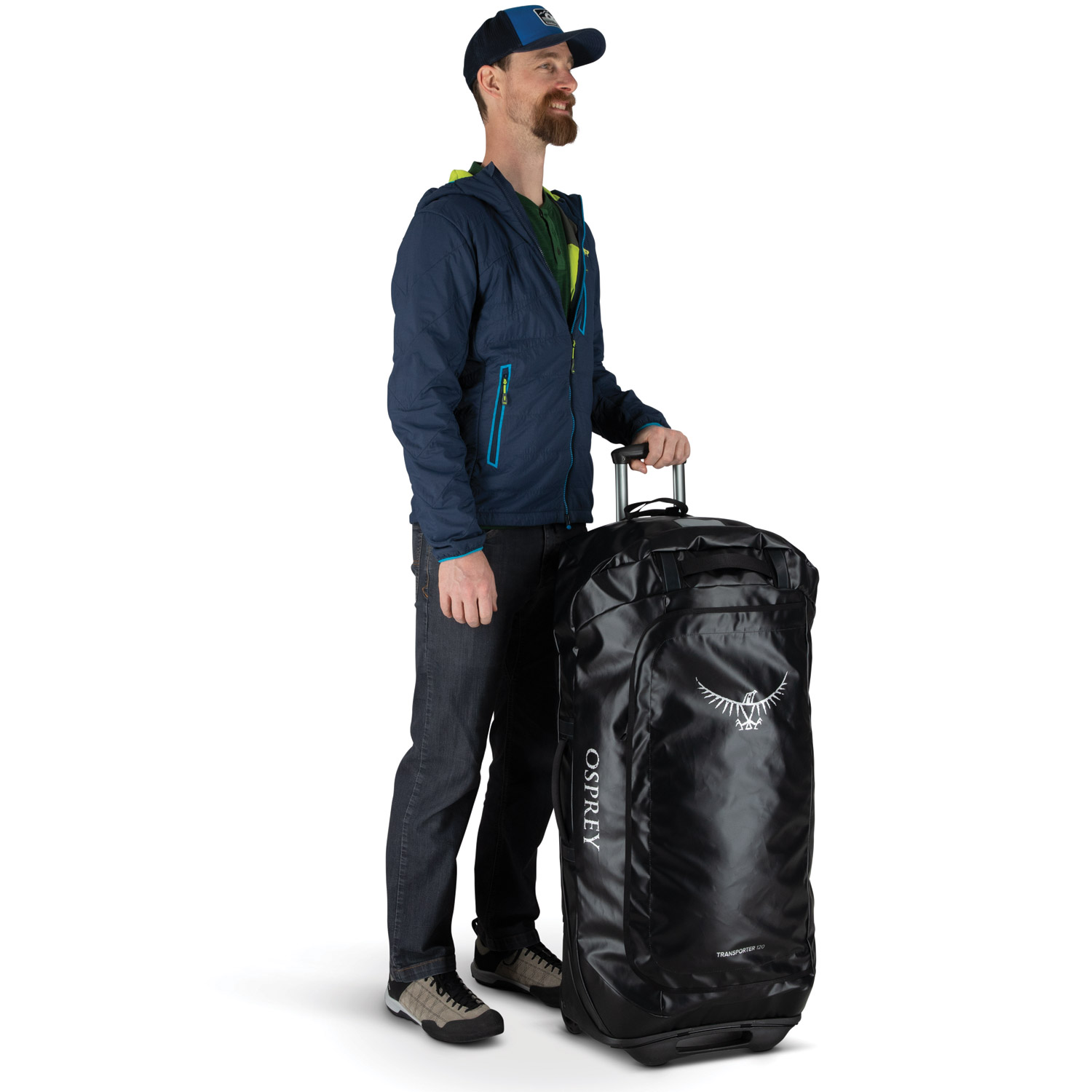 OSPREY Reisetasche mit Rollen Rolling Transporter 120 Black